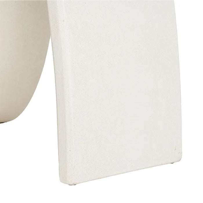 Ixia Consolă , Alb, MDF cu Textură Granulată, Stil Modern, 115 x 37.5 x 80 cm