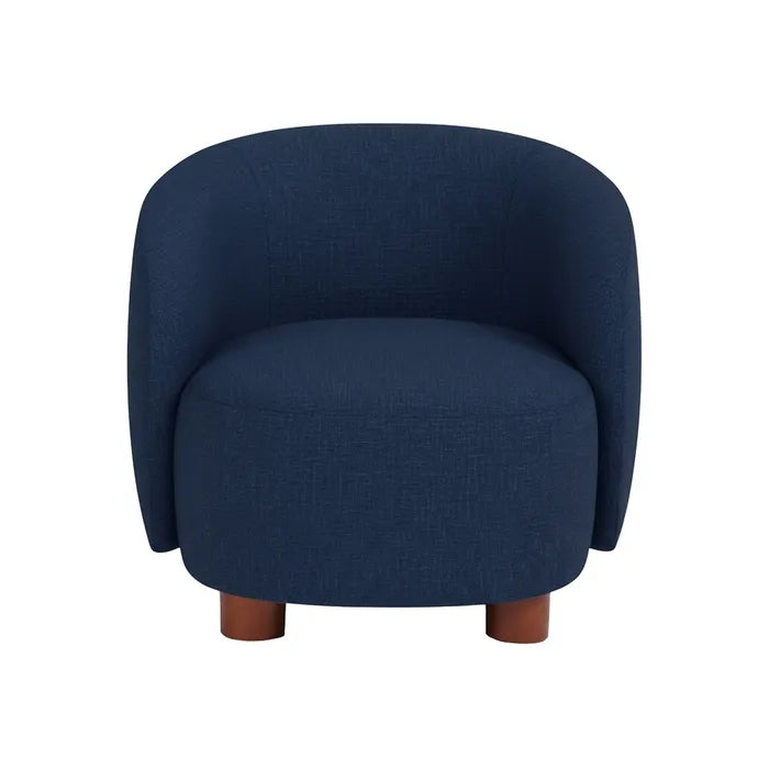 Fotoliu Albastru din Textil și Metal (80 x 82 x 62 cm)