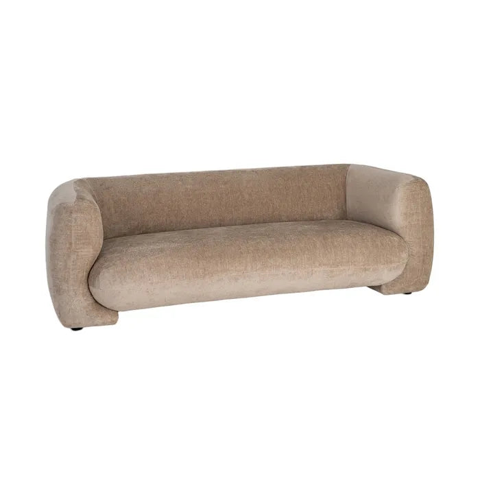 Canapea 3 Locuri Ixia, Material Textil, Stil Modern, 226 x 94 x 73 cm (Variante: Bej / Taupe / Somon)