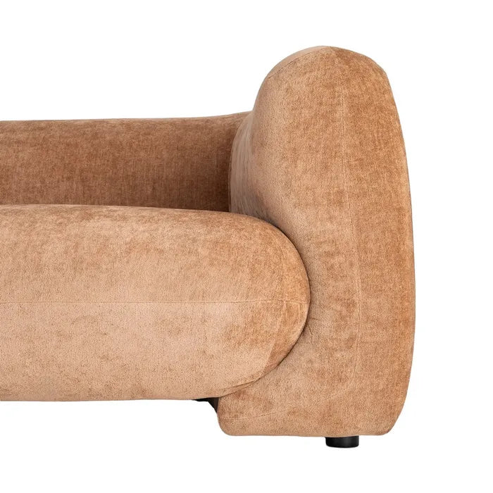Canapea 3 Locuri Ixia, Material Textil, Stil Modern, 226 x 94 x 73 cm (Variante: Bej / Taupe / Somon)