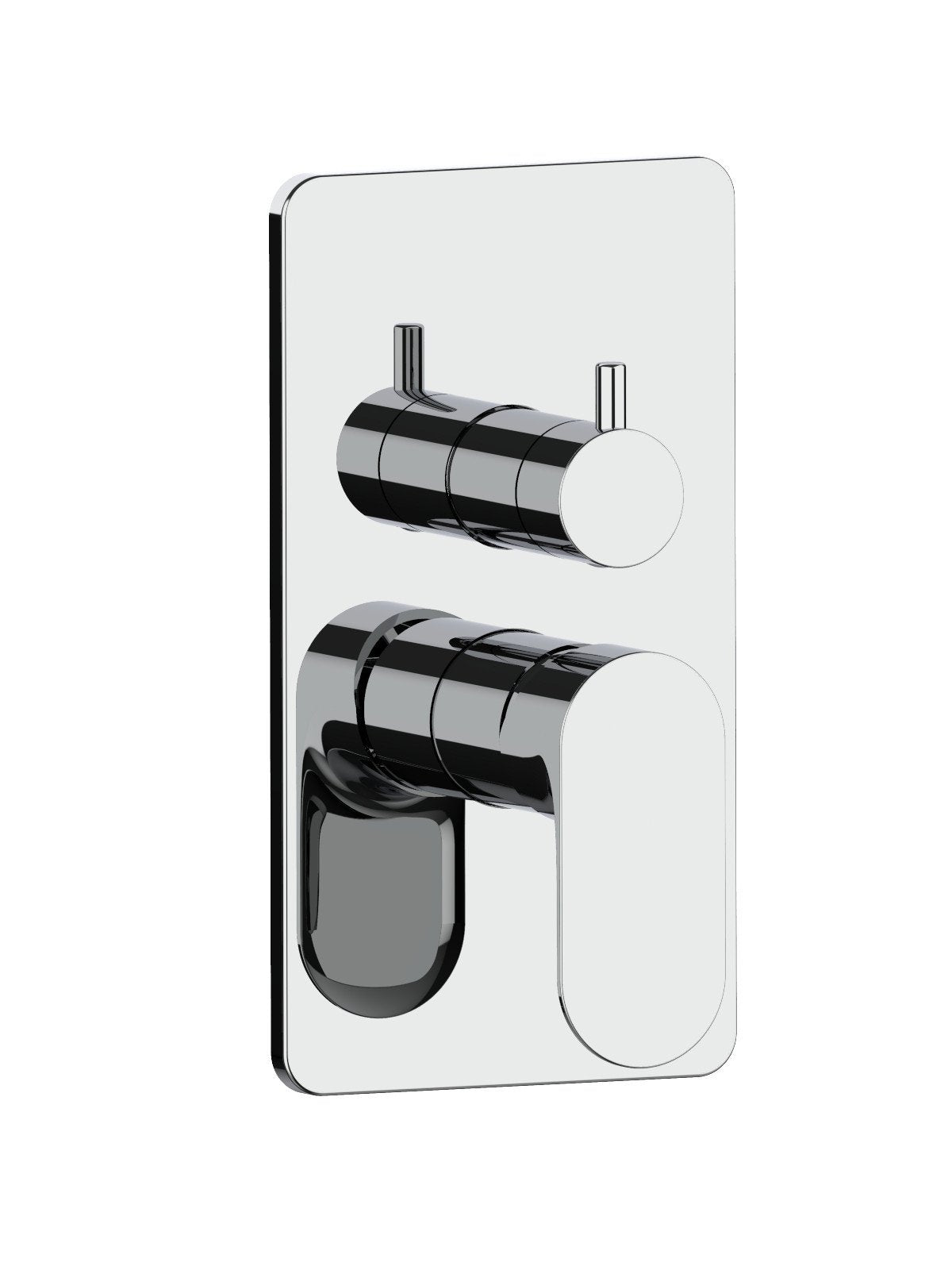 Fratelli Frattini Baterie incastrata 2 cai, ABS Lea 64541A | Alama, ABS | Crom