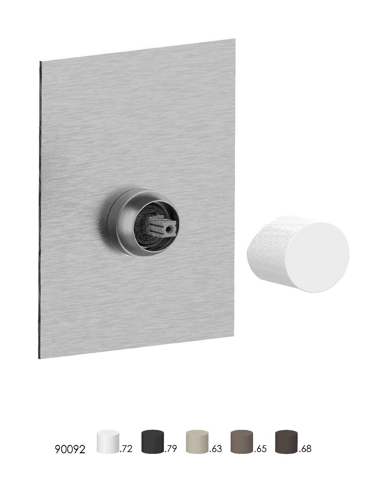 Fratelli Frattini Baterie incastrata 1 cale Pepe XLS 316 Inox 69521S 98011 | Otel inoxidabil | Otel periat