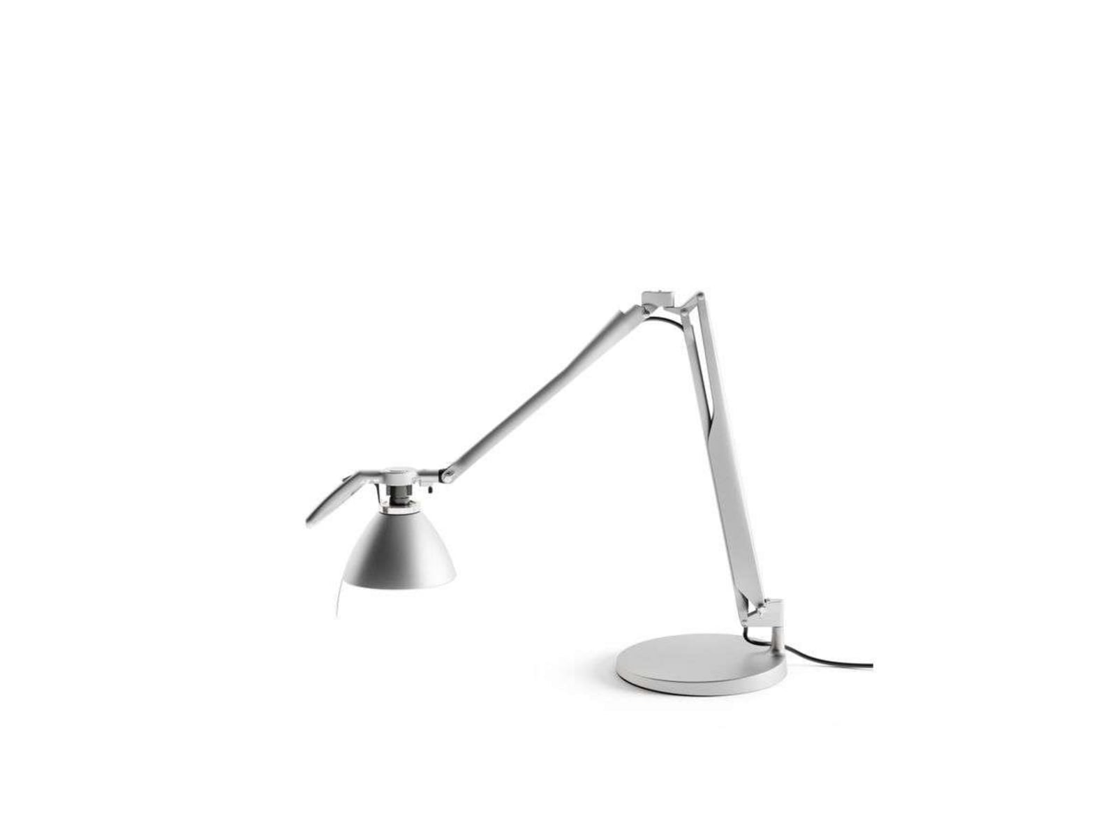 Luceplan veioză Fortebraccio | Picior metal rotativă