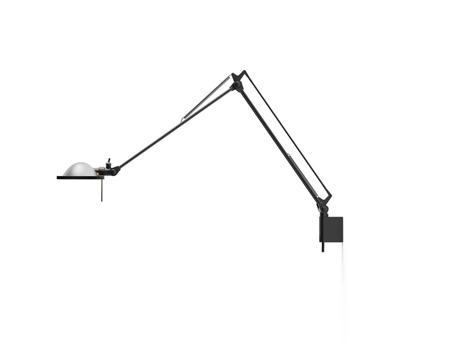 Luceplan aplică Berenice | Aluminiu metal/negru | 45x45 cm