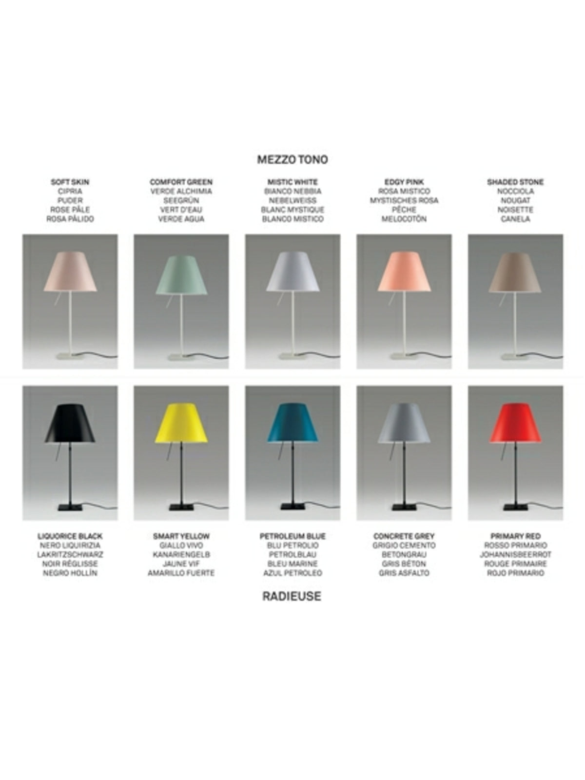 Luceplan lampadar Costanza | Reglabil aluminiu roz