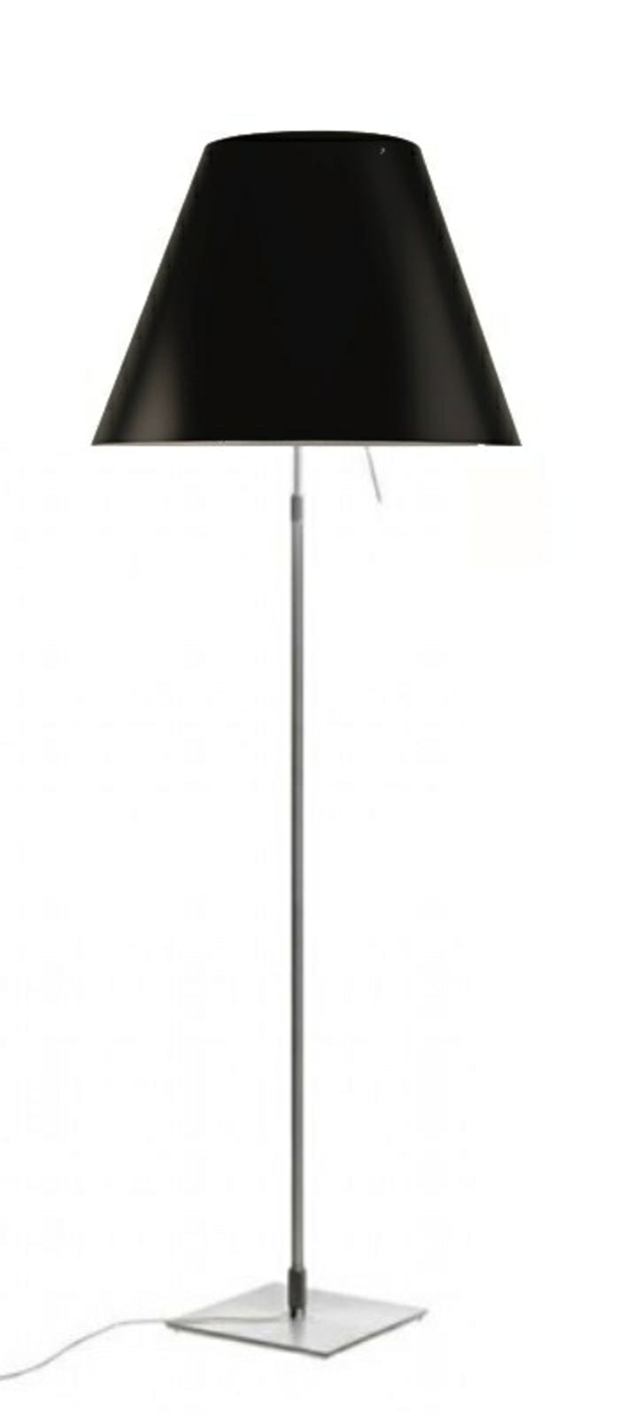 Luceplan lampadar Costanza | Aluminiu negru