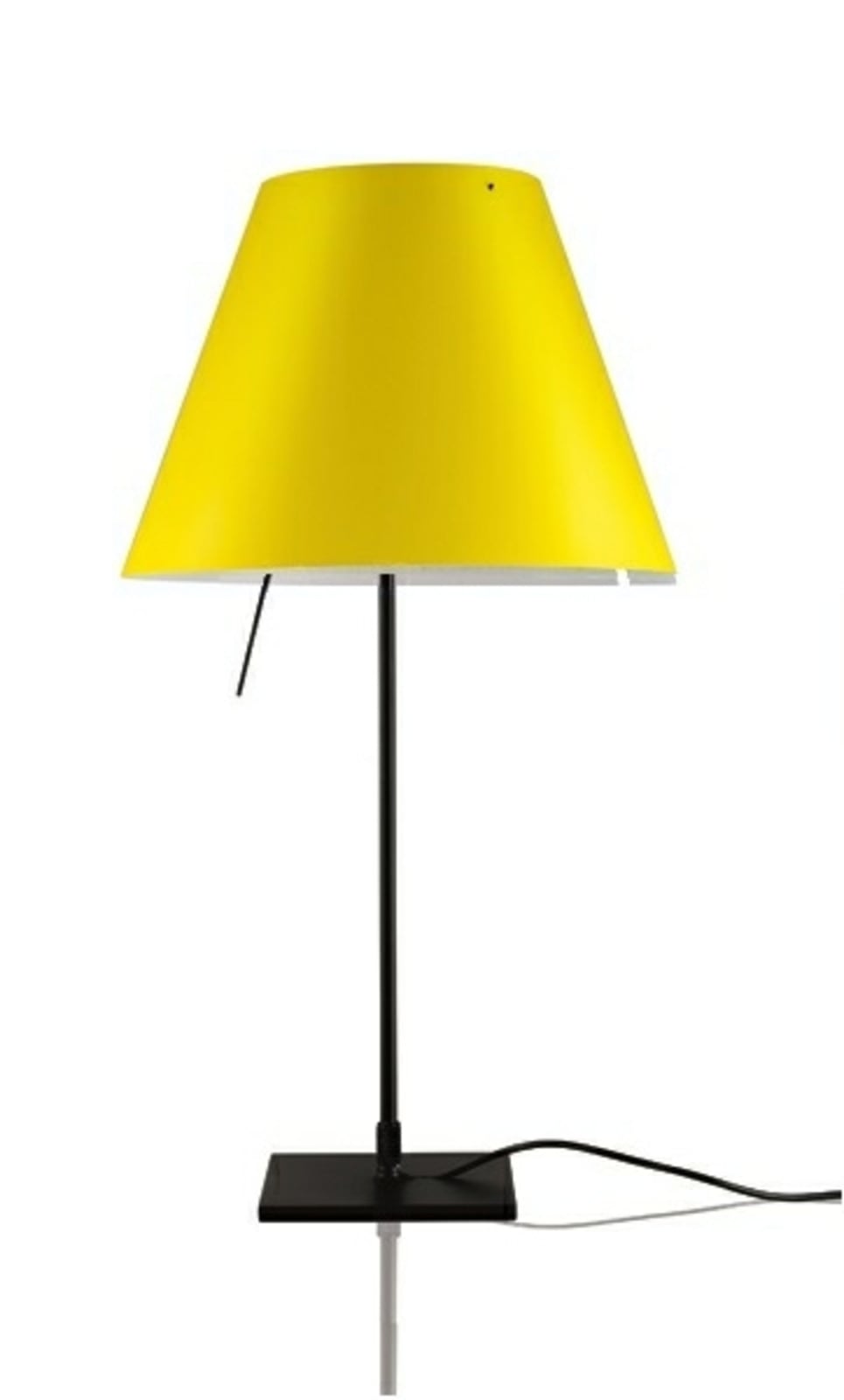 Luceplan veioză Costanzina | Negru/galben