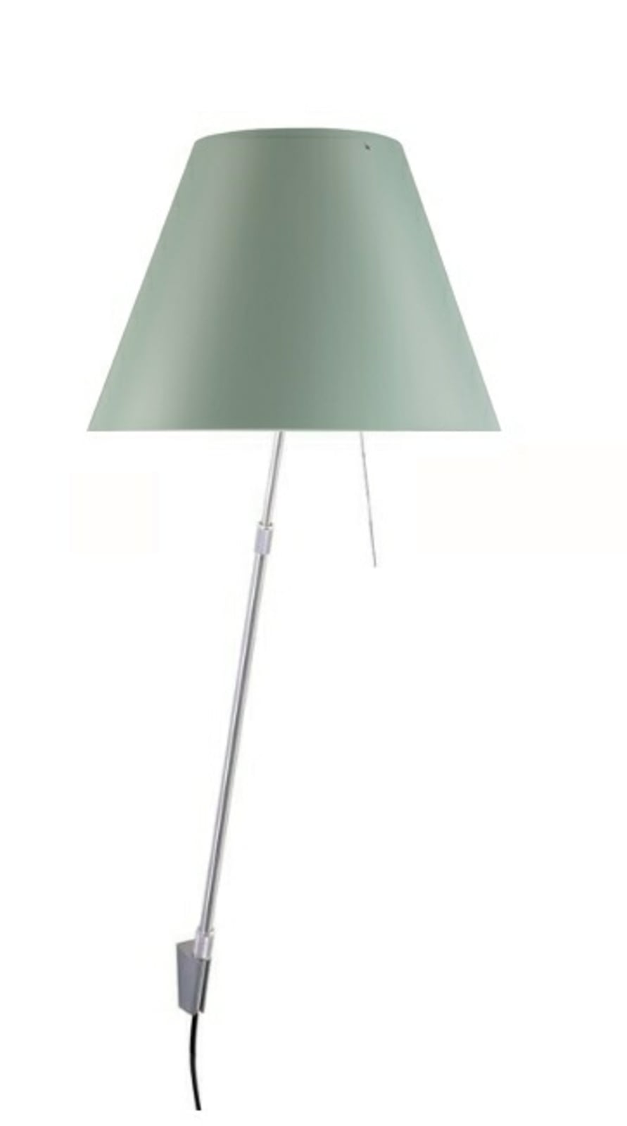 Luceplan aplică Costanza | Reglabil aluminiu verde