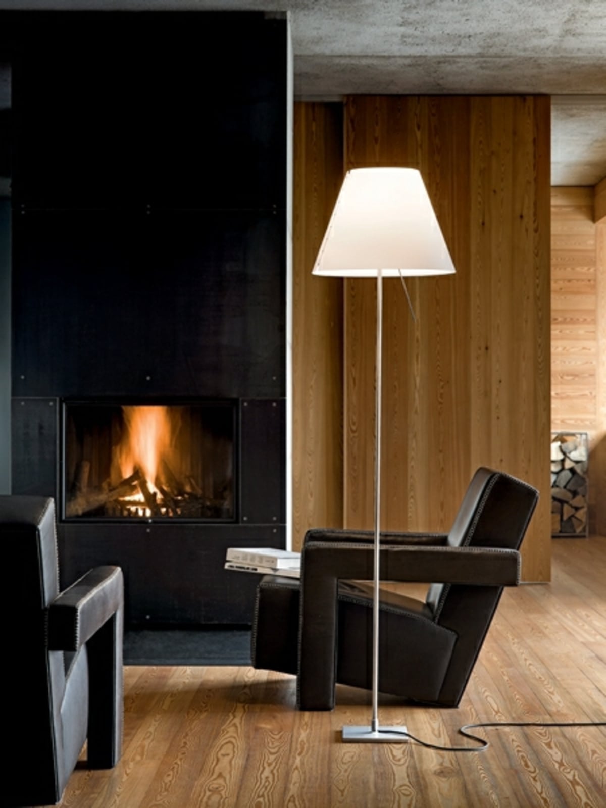 Luceplan lampadar Costanza | Aluminiu nude