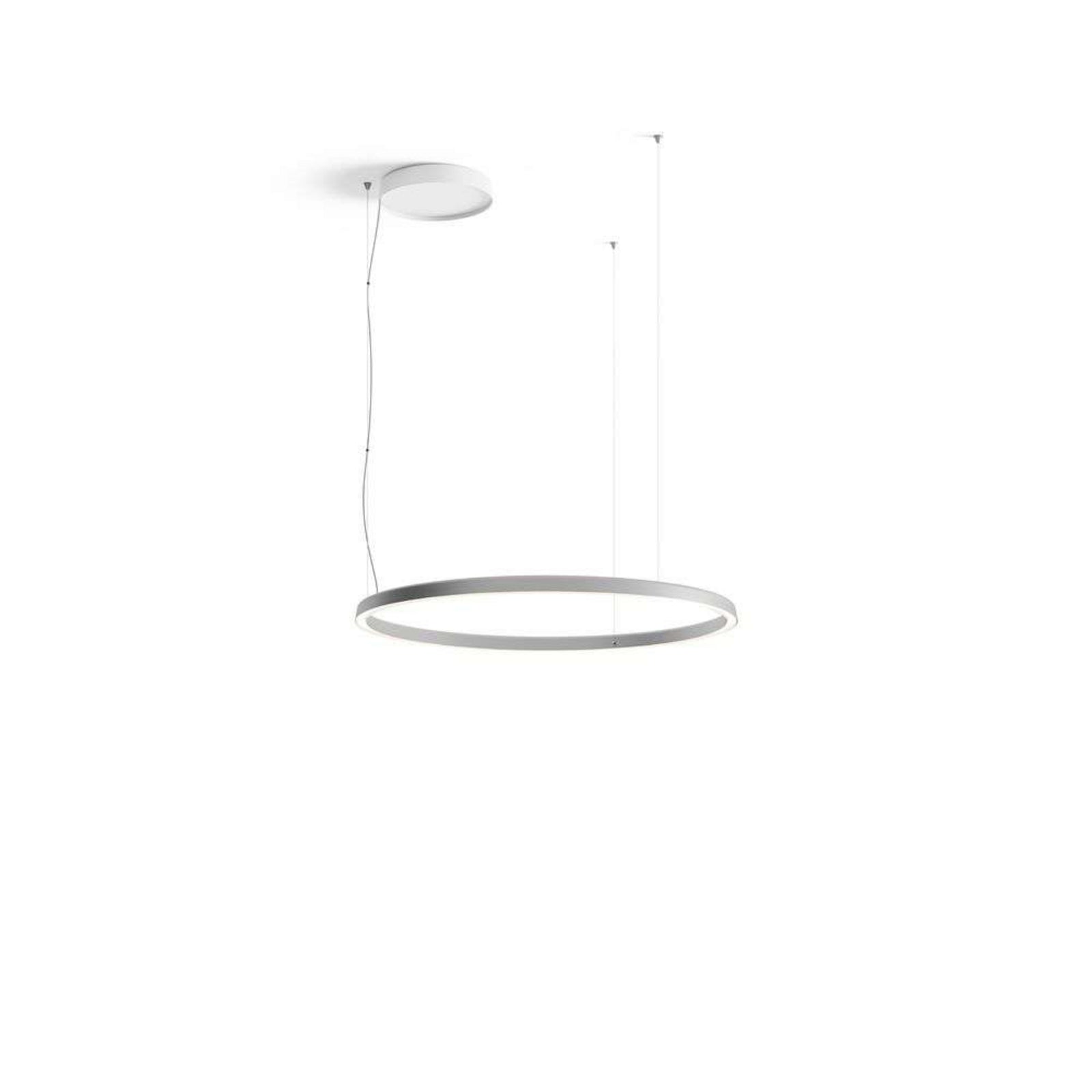 Luceplan lustră Compendium Circle | Led aluminiu | Ø 110 cm