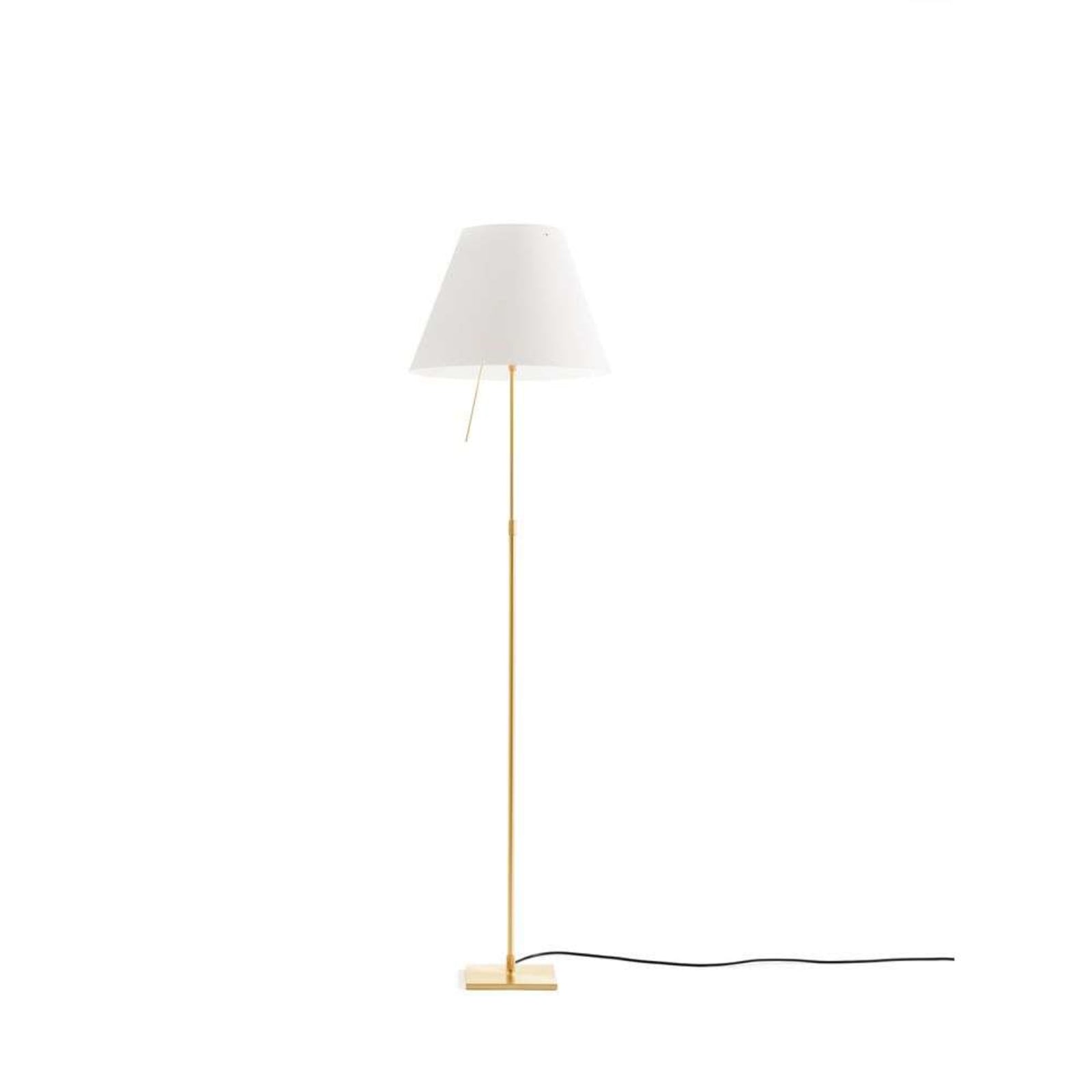 Luceplan lampadar Costanza | Aluminiu alamă
