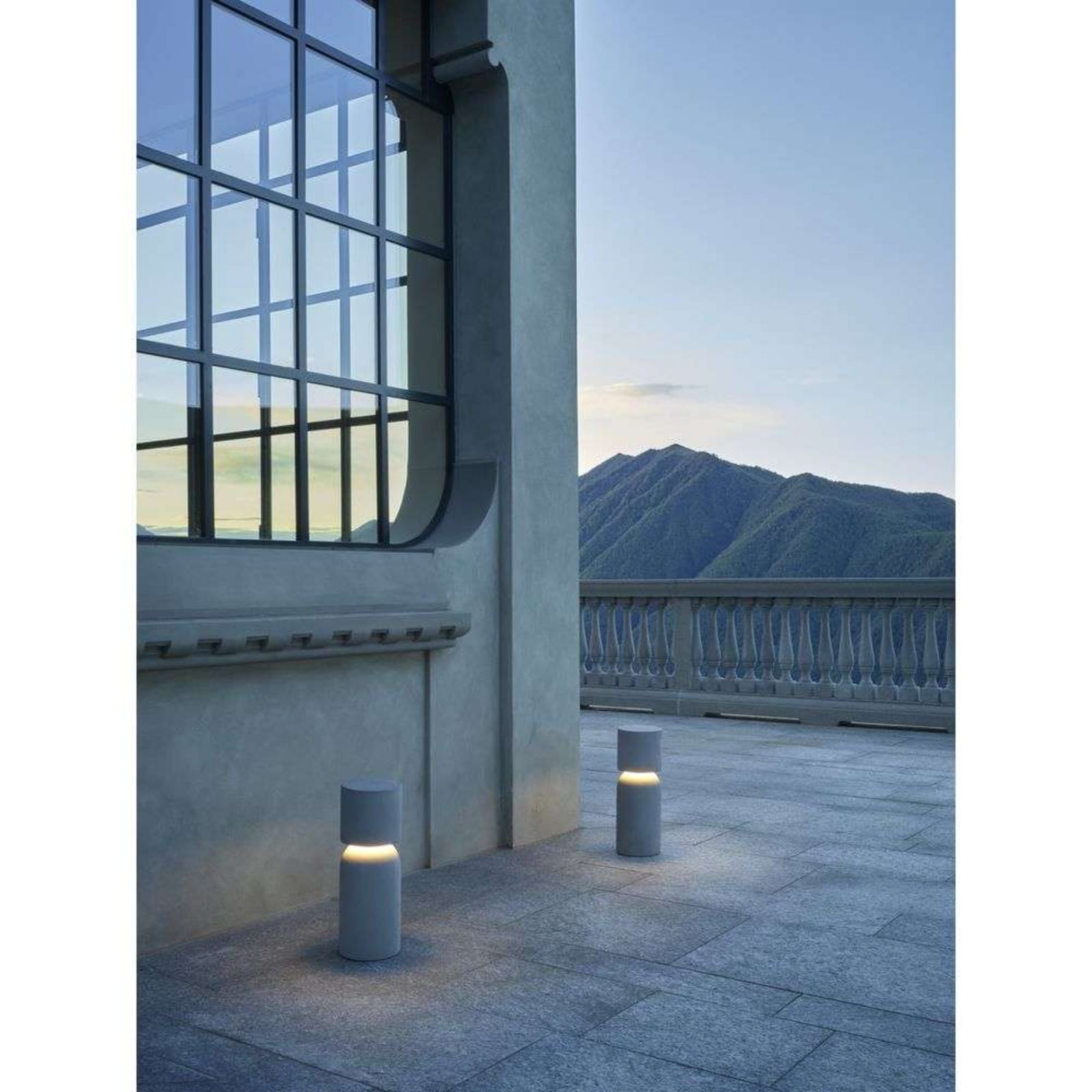 Luceplan lampă Nui A | Lampă grădină concrete
