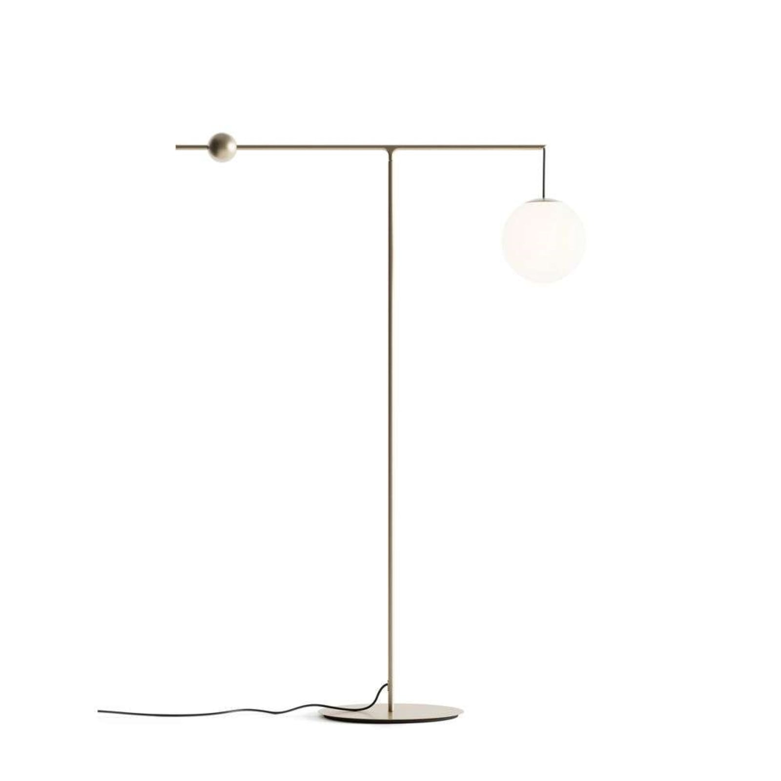 Luceplan lampadar Malamata | Brushed alamă