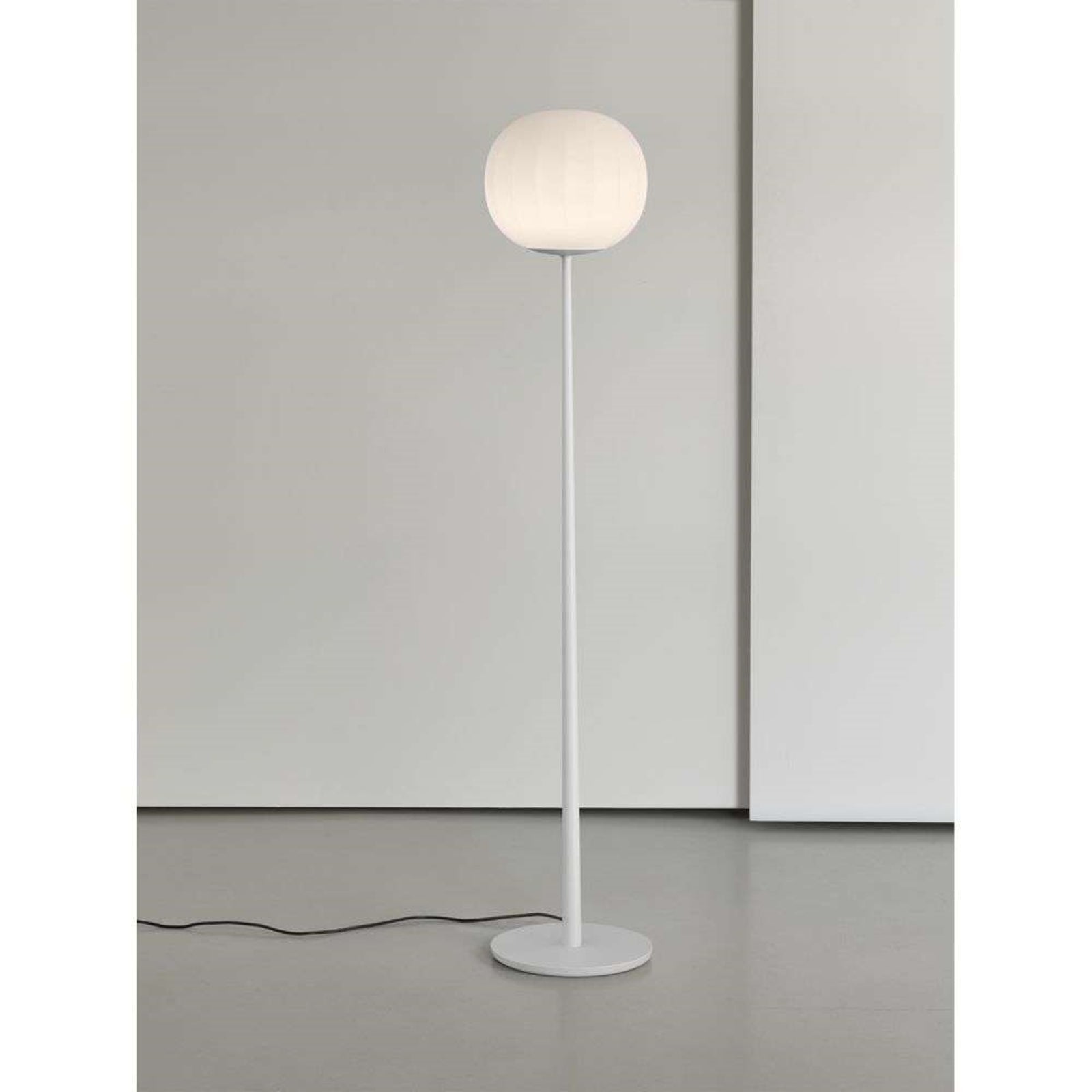 Luceplan lampadar Lita | Alb | Ø 42 cm