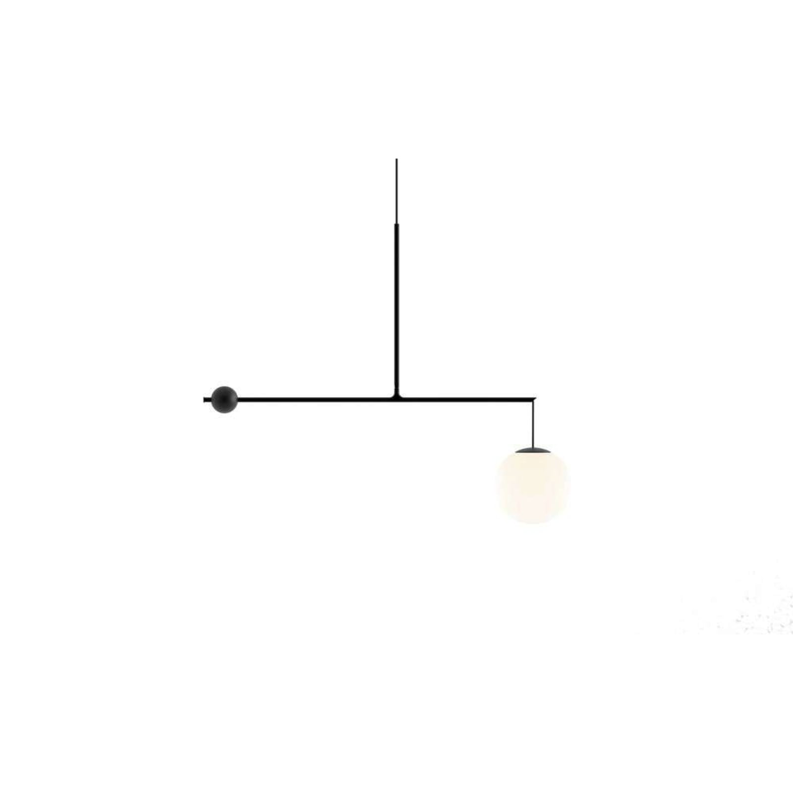 Luceplan lustră Malamata | Mat negru | Ø 22 cm
