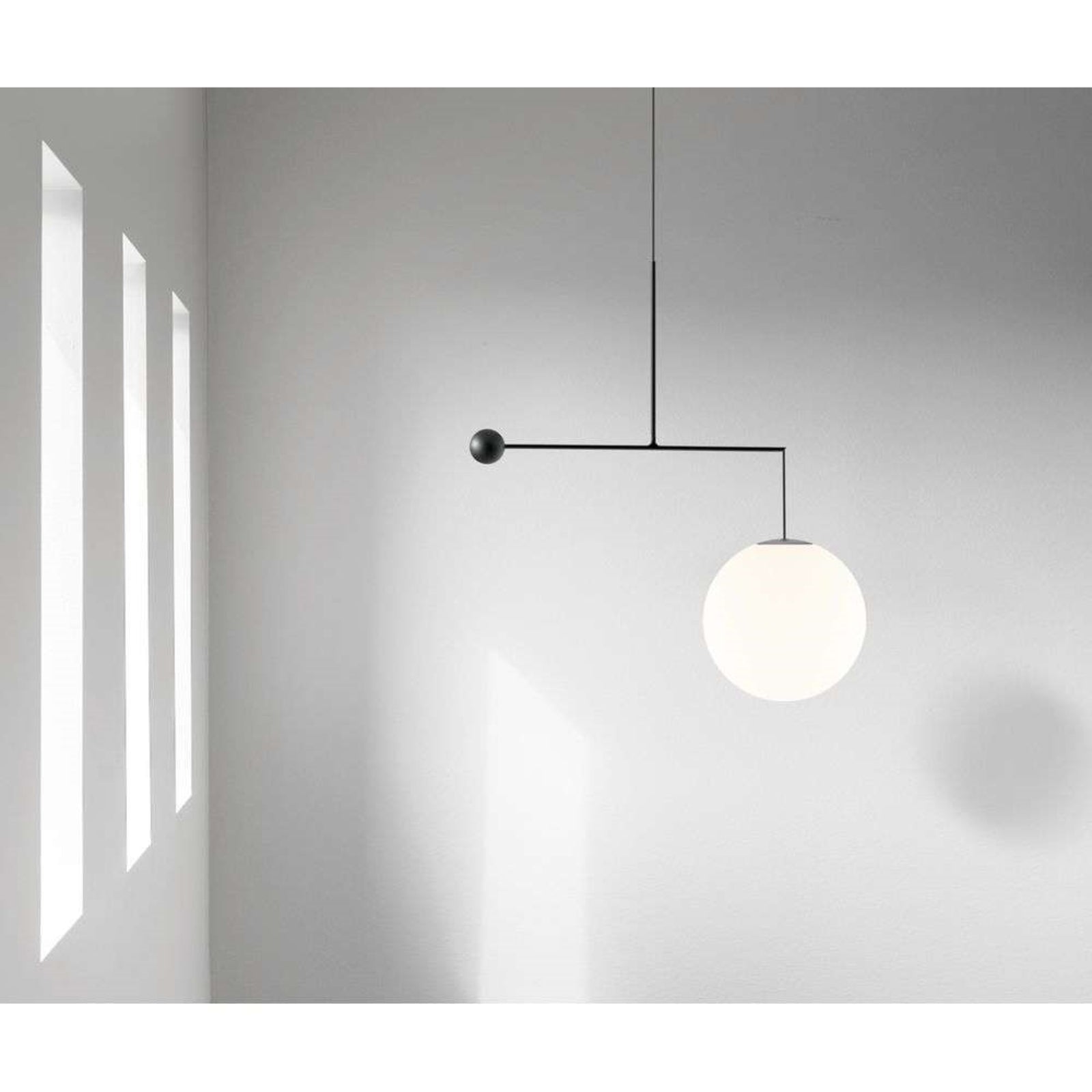 Luceplan lustră Malamata | Mat negru | Ø 48 cm