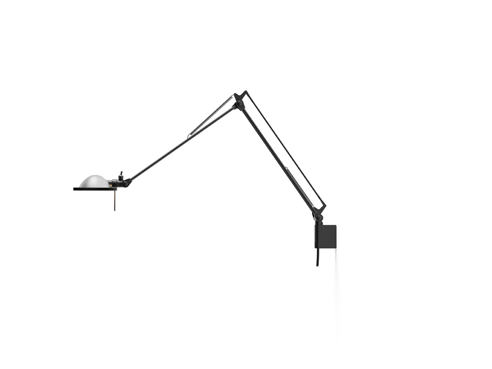 Luceplan aplică Berenice | Aluminiu metal/negru | 30x30 cm