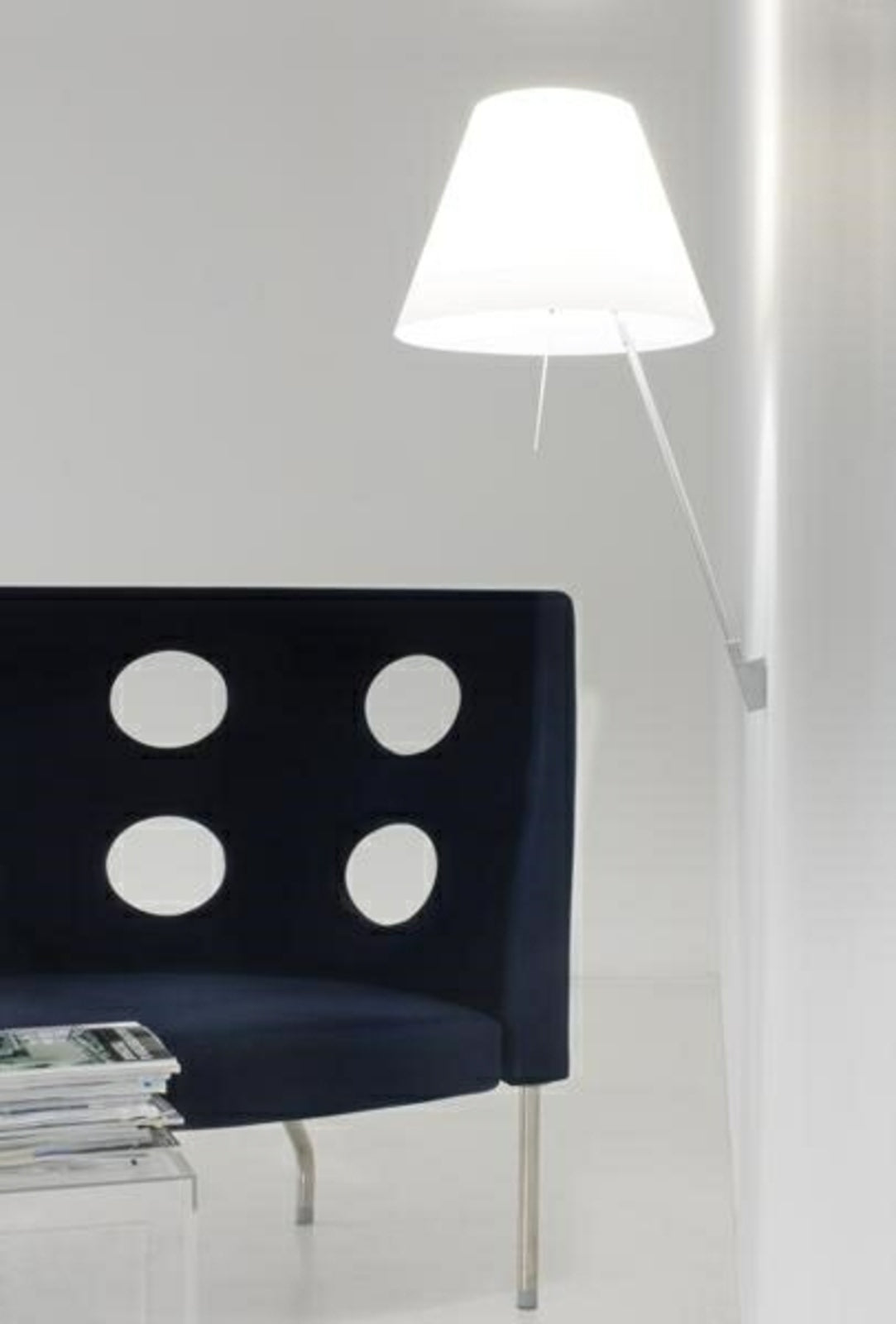 Luceplan aplică Costanza | Reglabil aluminiu galben