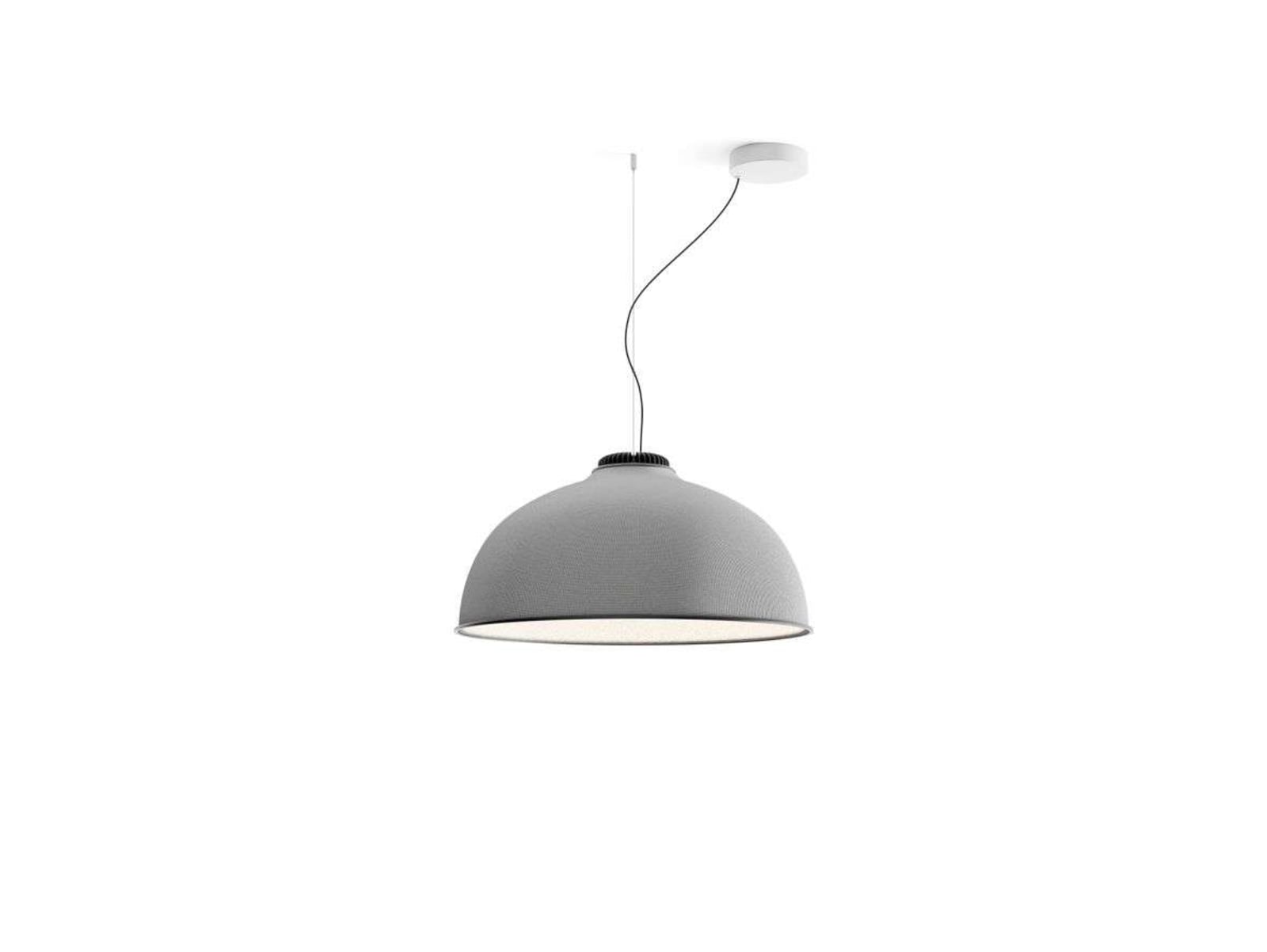 Luceplan lustră Farel | Led 2700K light gri/alb