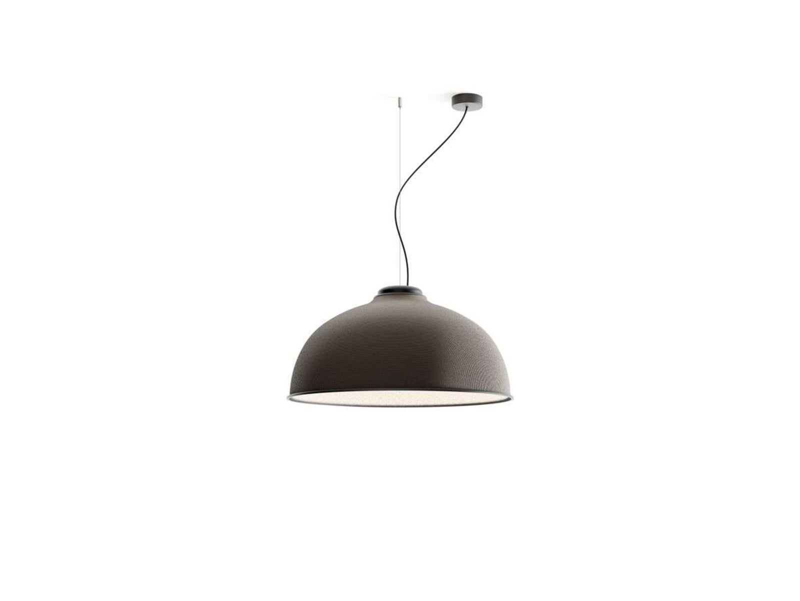 Luceplan lustră Farel | Dark gri/alb