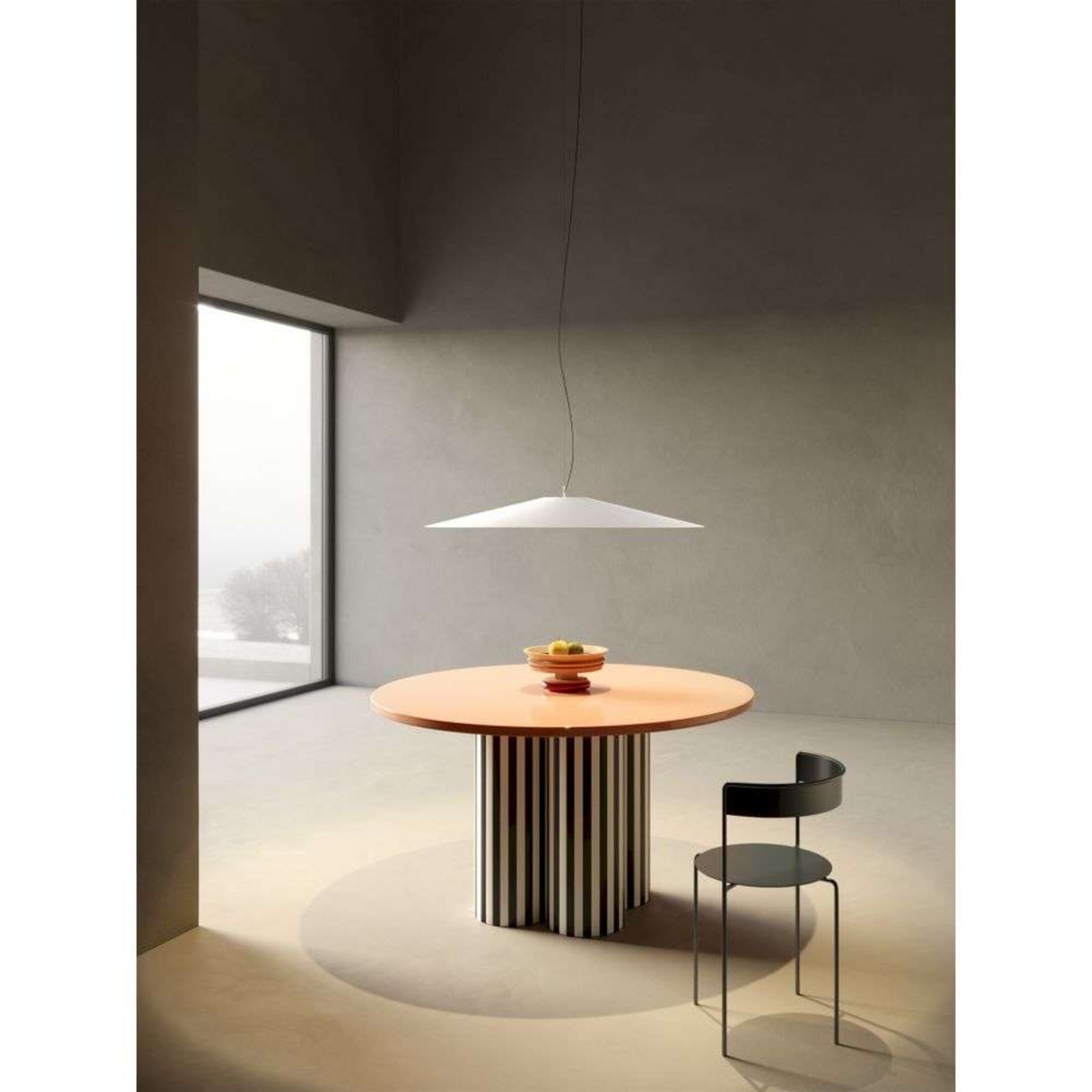 Luceplan lampă Koinè Obesek | Svetilka 2700K mat alb | Ø 86 cm