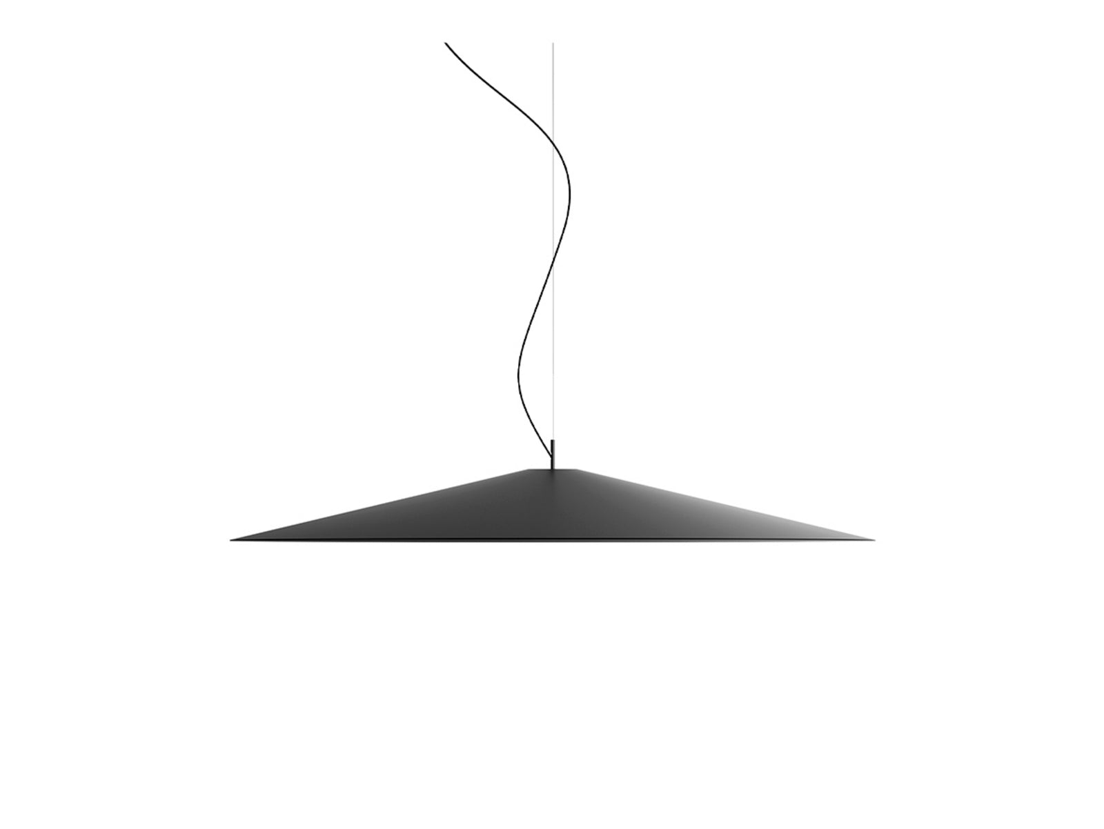 Luceplan lampă Koinè Obesek | Svetilka 3000K mat negru | Ø 86 cm
