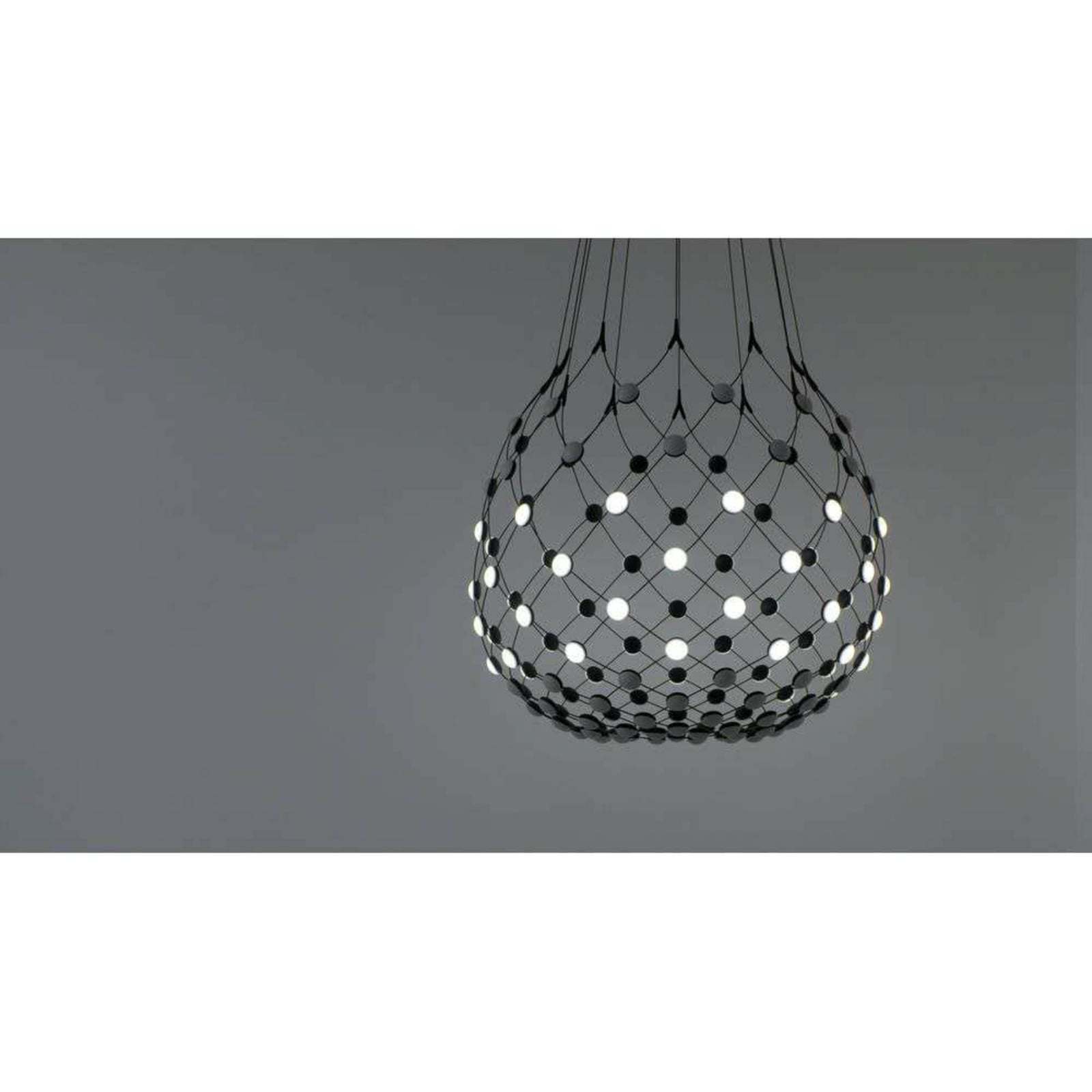 Luceplan lustră Mesh | Kit fără fir negru | Ø 80 cm | cod 70037944
