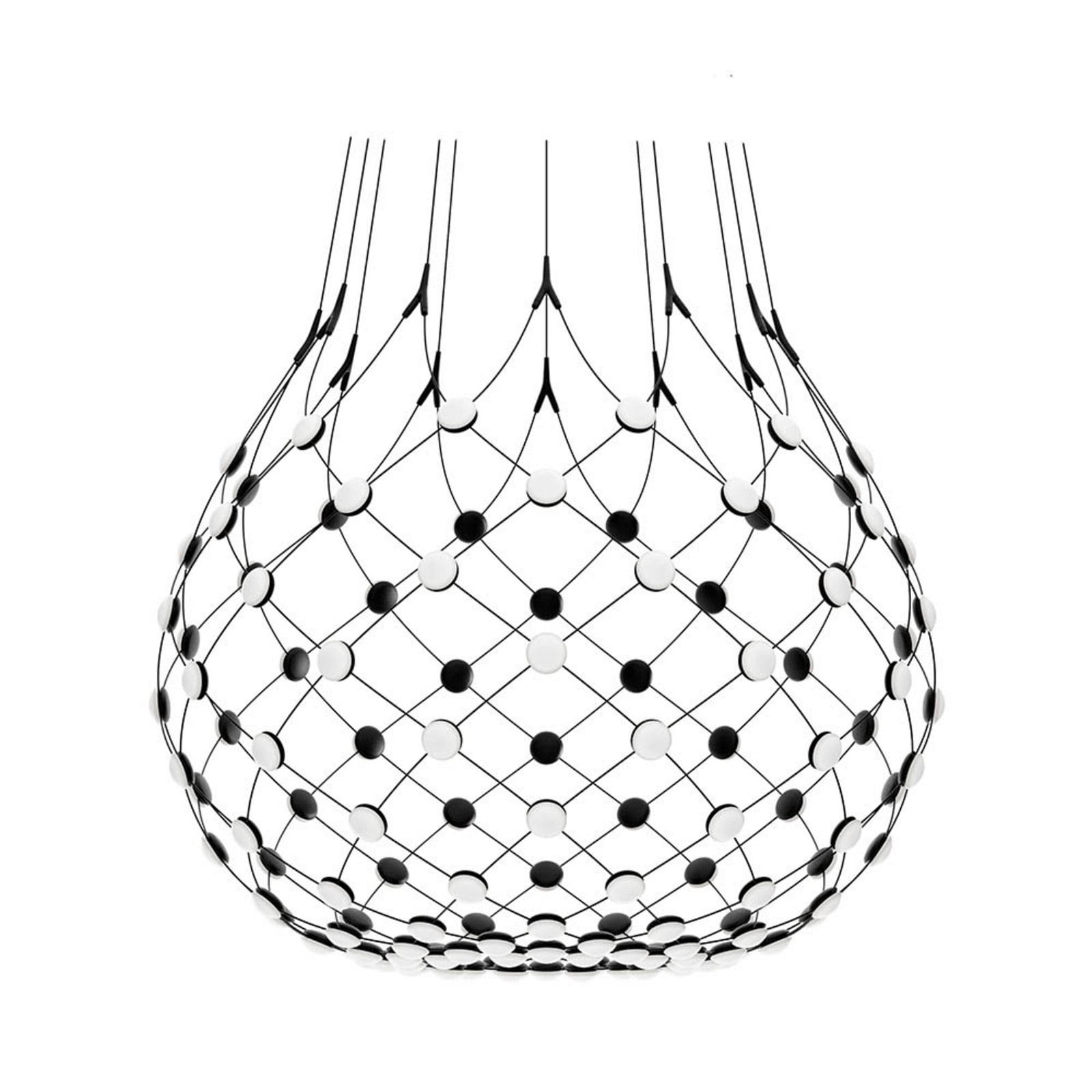 Luceplan lustră Mesh | Kit fără fir negru | Ø 100 cm