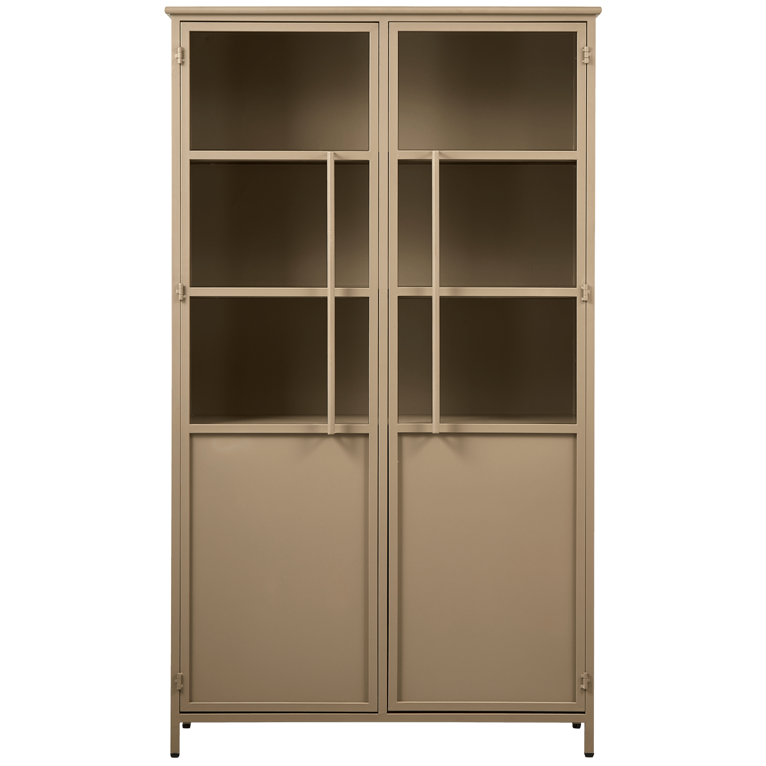 EXHIBIT CABINET METAL KHAKI