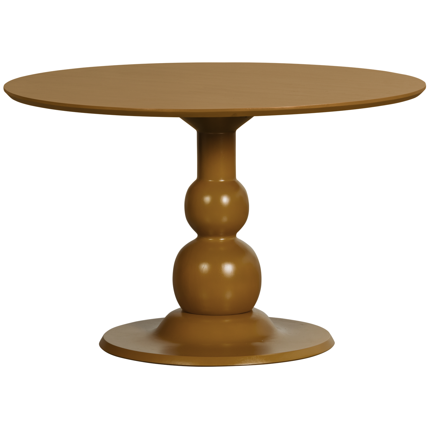 BLANCO DINING TABLE O120CM MANGO WOOD HONEY YELLOW