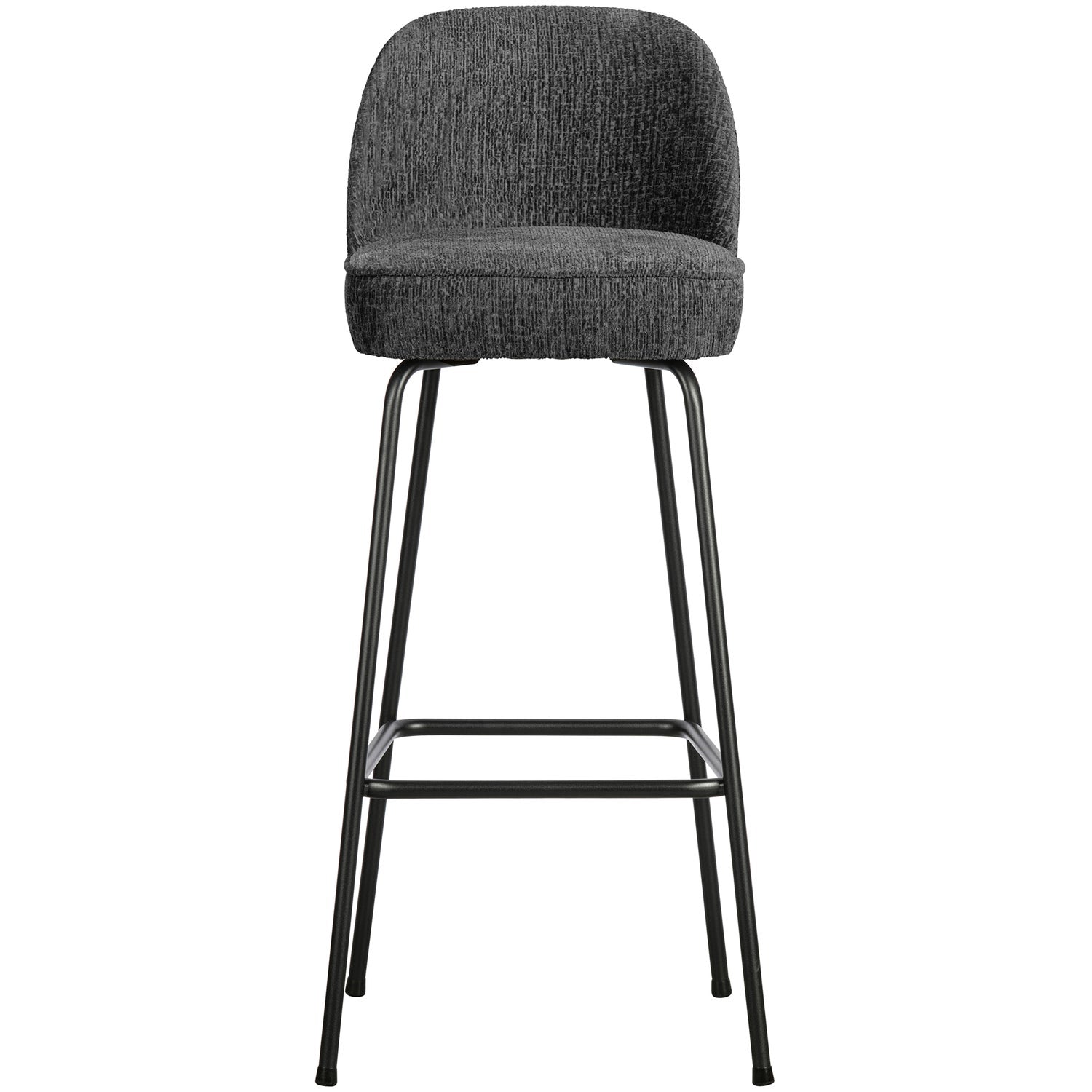 WOOOD scaun bar VOGUE BARSTOOL 80CM STRUCTURE VELVET MOUNTAIN | 100% Pes | Mountain | 103x50x55 cm