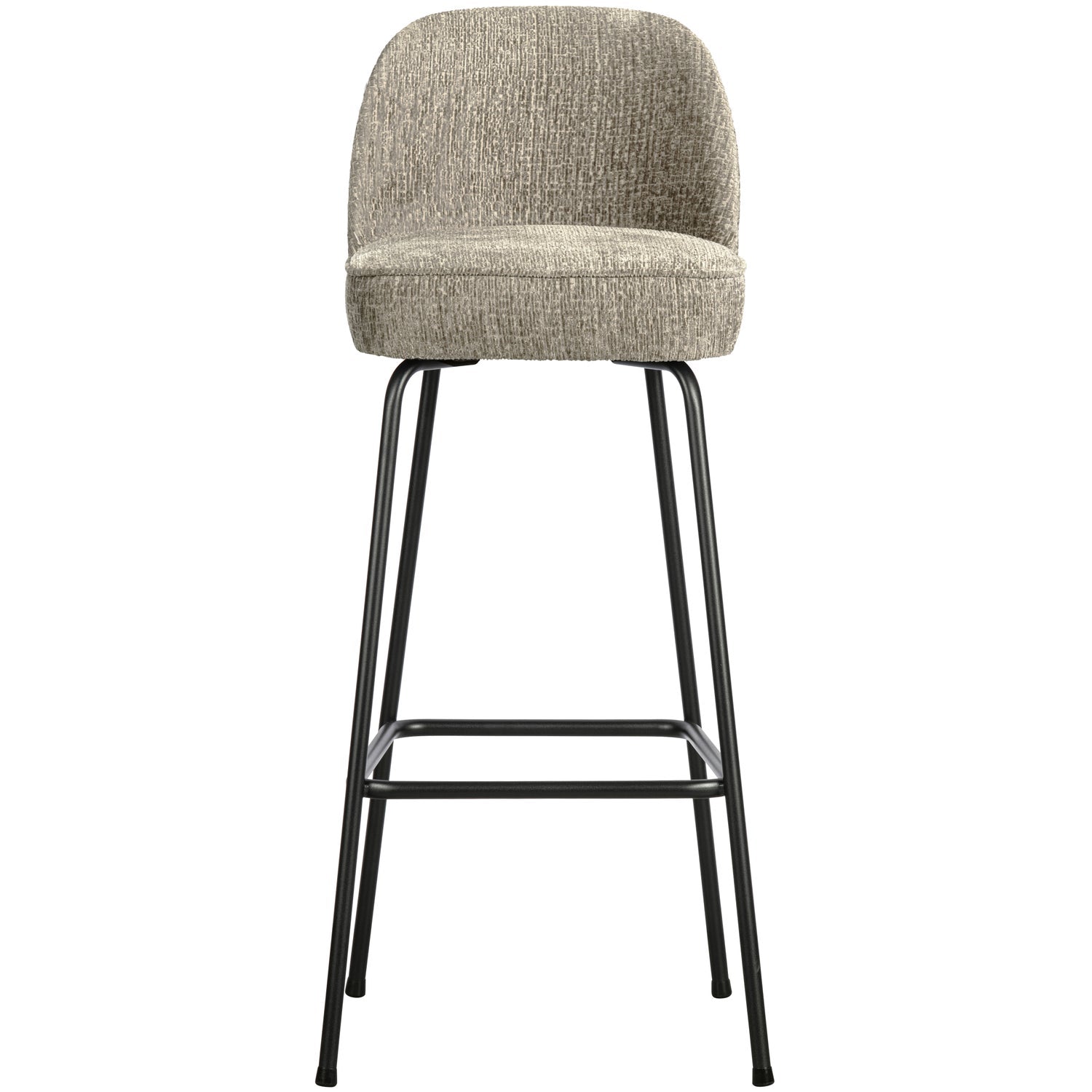 WOOOD scaun bar VOGUE BARSTOOL 80CM STRUCTURE VELVET WHEATFIELD | 100% Pes | Wheatfield | 103x50x55 cm