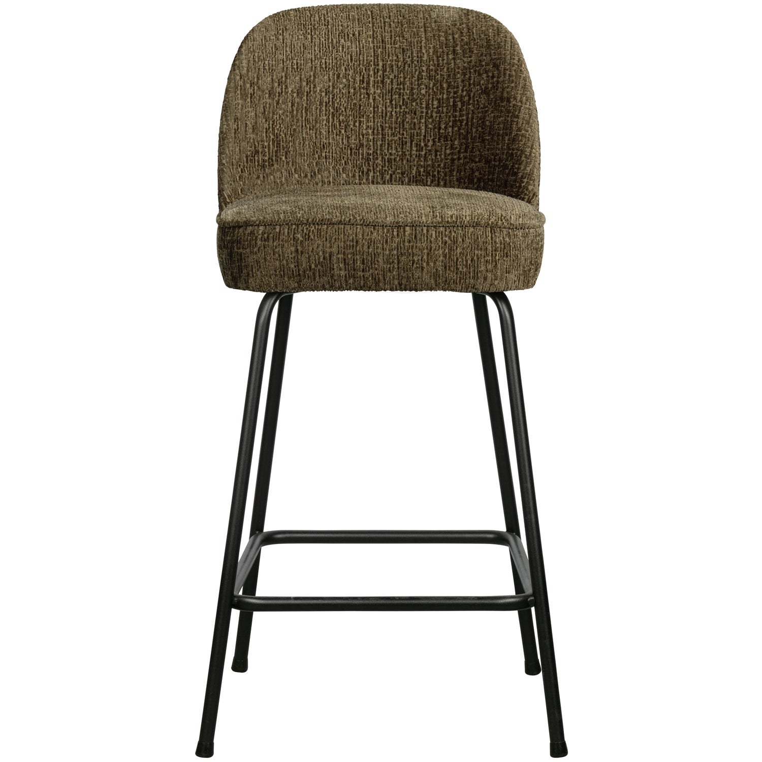 WOOOD scaun bar VOGUE BARSTOOL 65CM STRUCTURE VELVET BONSAI | 100% Pes | Bonsai | 89x50x55 cm