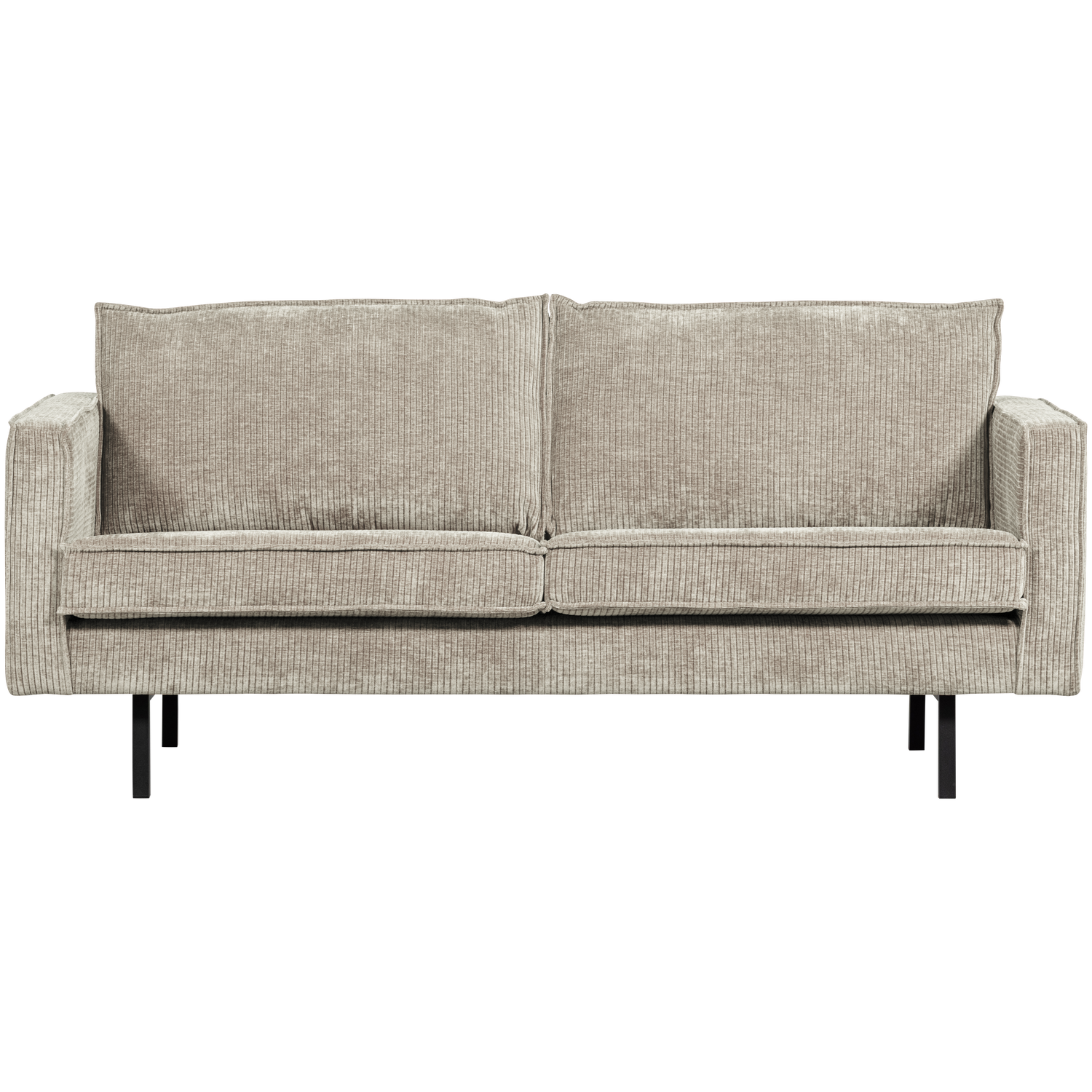 RODEO 2,5-SEATER SOFA RIB FABRIC DARK SAND