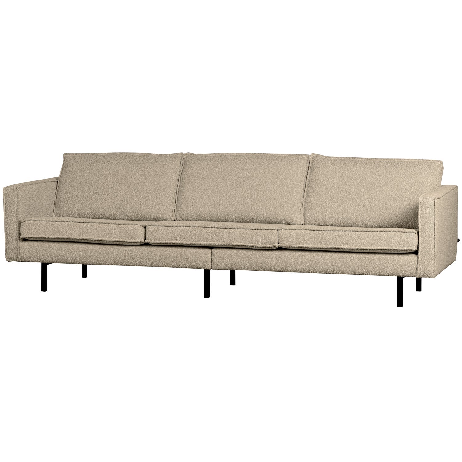 WOOOD canapea 3 locuri RODEO | poliester | Bej | 85x277x86 cm