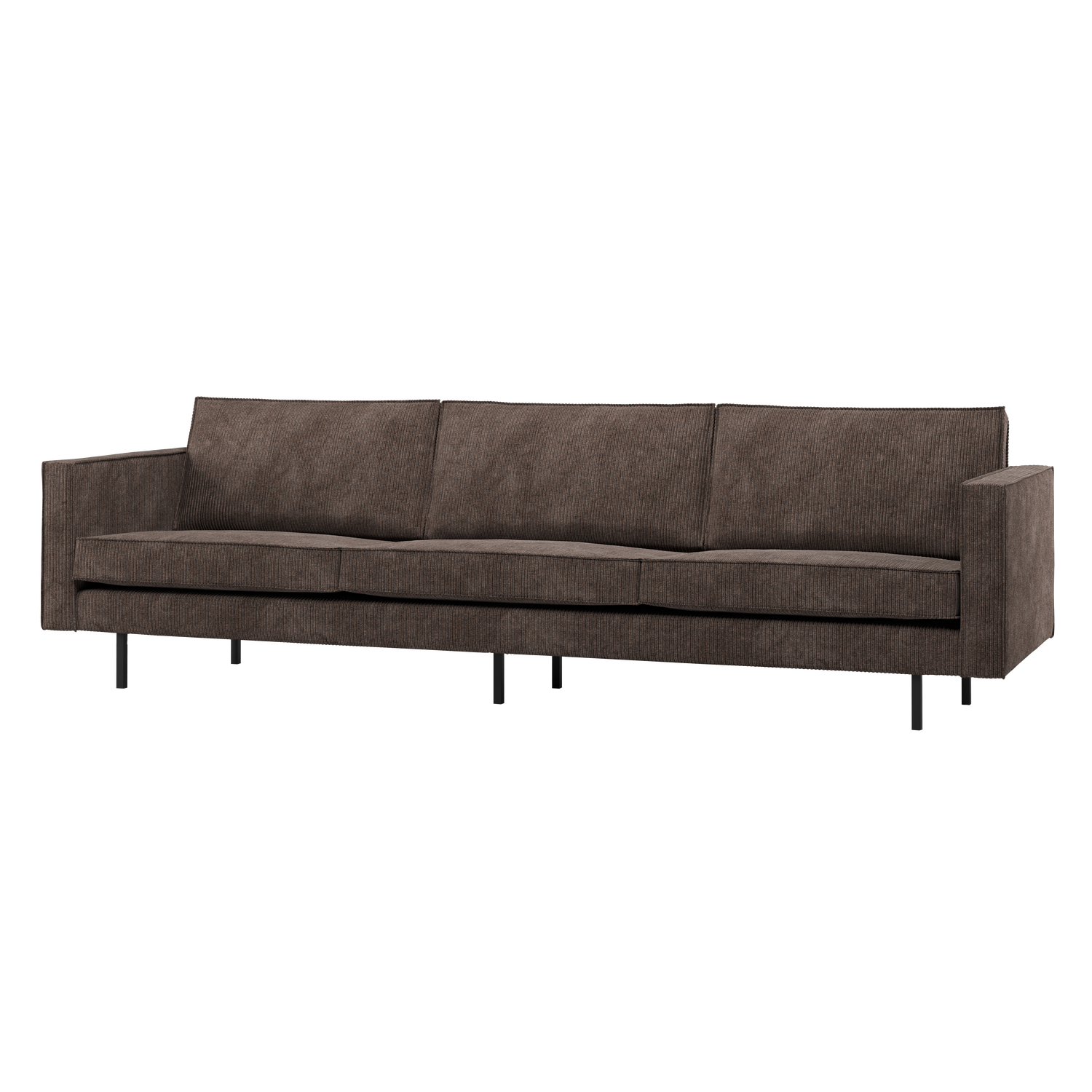 WOOOD canapea 3 locuri RODEO | 100% Pes | Maro | 85x277x86 cm