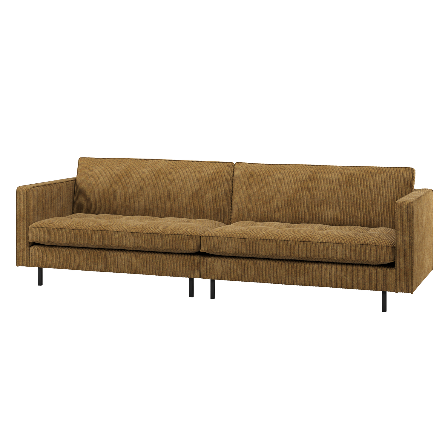WOOOD canapea 3 locuri RODEO CLASSIC | 100% Pes | Galben | 83x275x88 cm