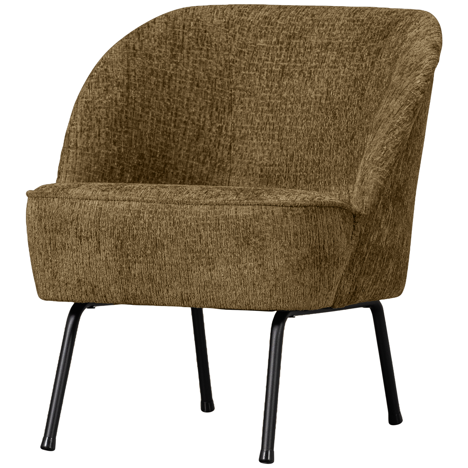 WOOOD fotoliu VOGUE ARMCHAIR STRUCTURE VELVET BRASS | 100% Pes | Brass | 69x57x70 cm