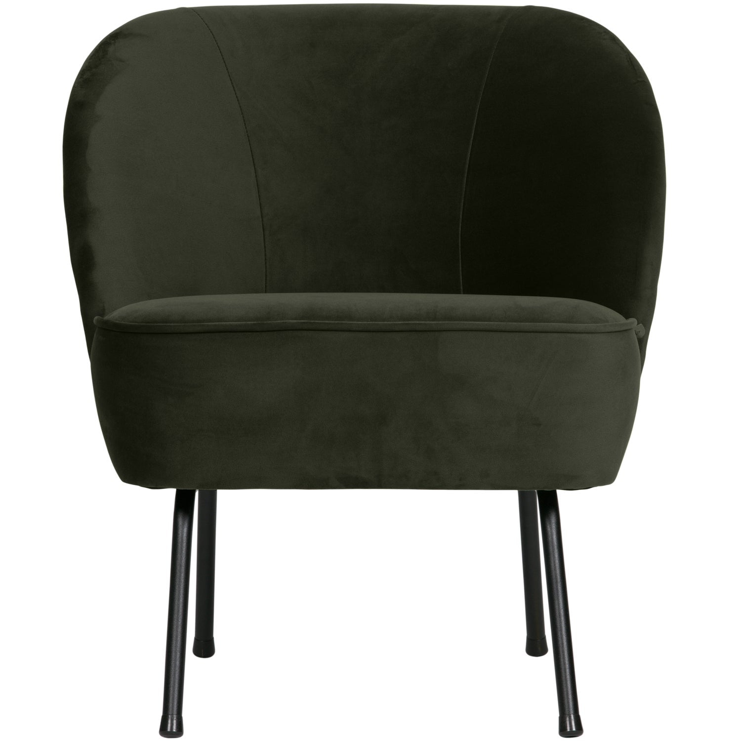 WOOOD fotoliu VOGUE ARMCHAIR VELVET DARK | 100% Pes | Verde | 69x57x70 cm
