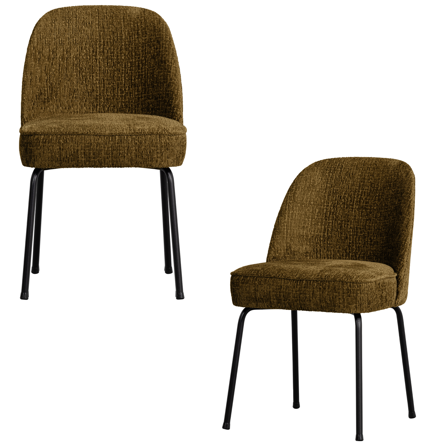 WOOOD scaun dining VOGUE | 100% Pes | Brass | 83x50x57 cm