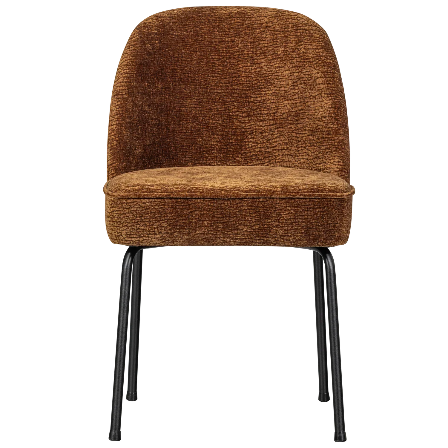 VOGUE DINING CHAIR 3D CHENILLE MID BROWN