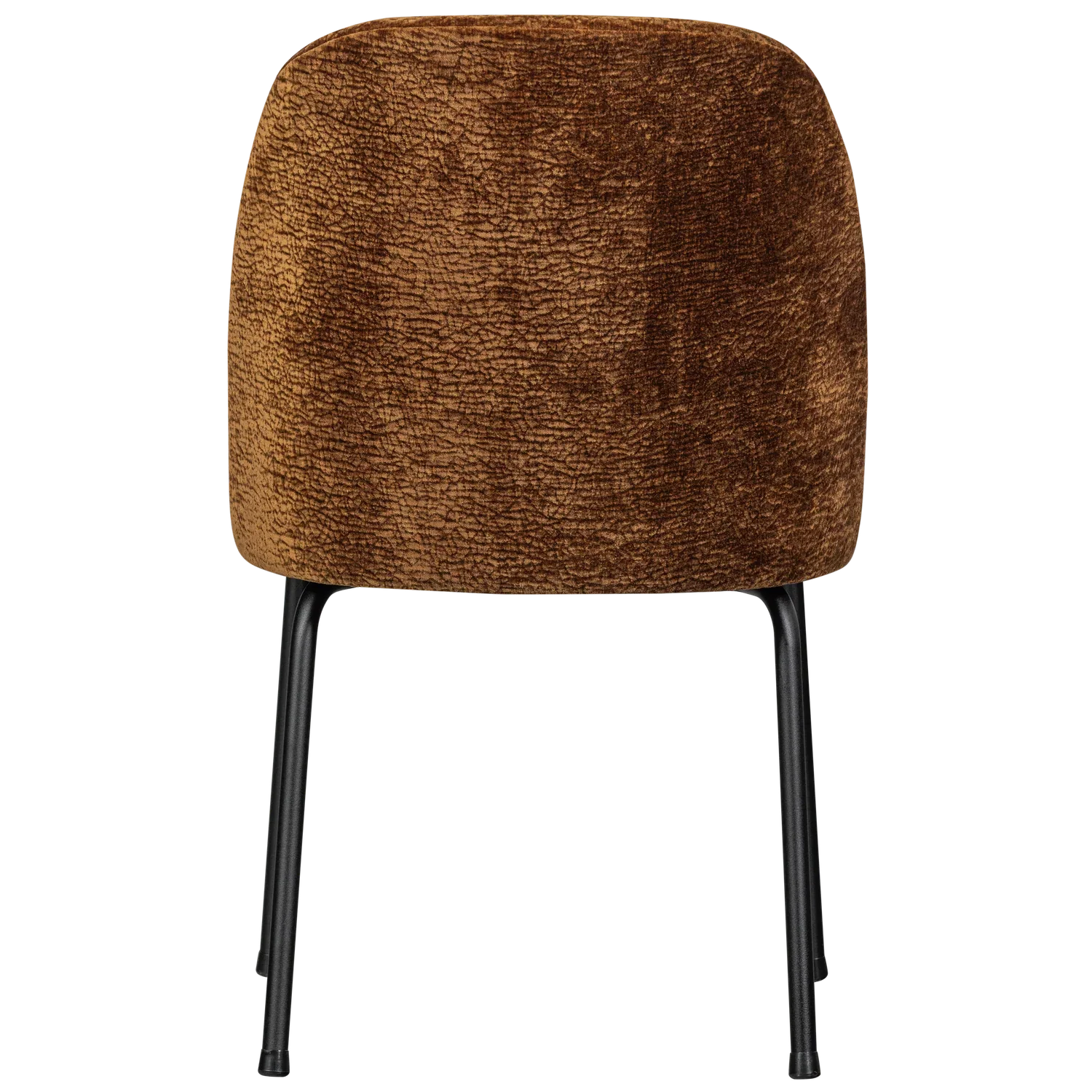 VOGUE DINING CHAIR 3D CHENILLE MID BROWN