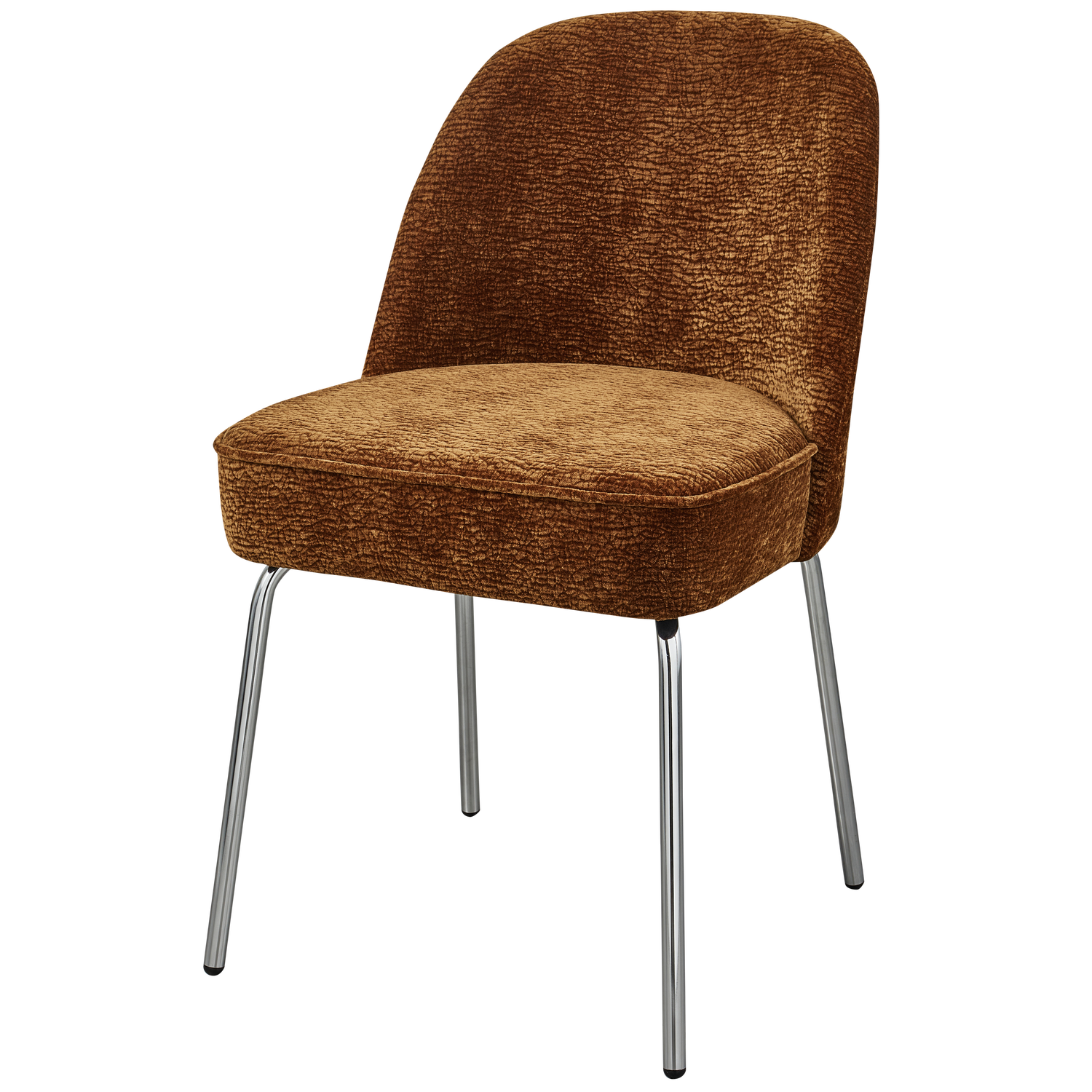 WOOOD scaun dining VOGUE | 100% Pes | Maro | 83x50x57 cm