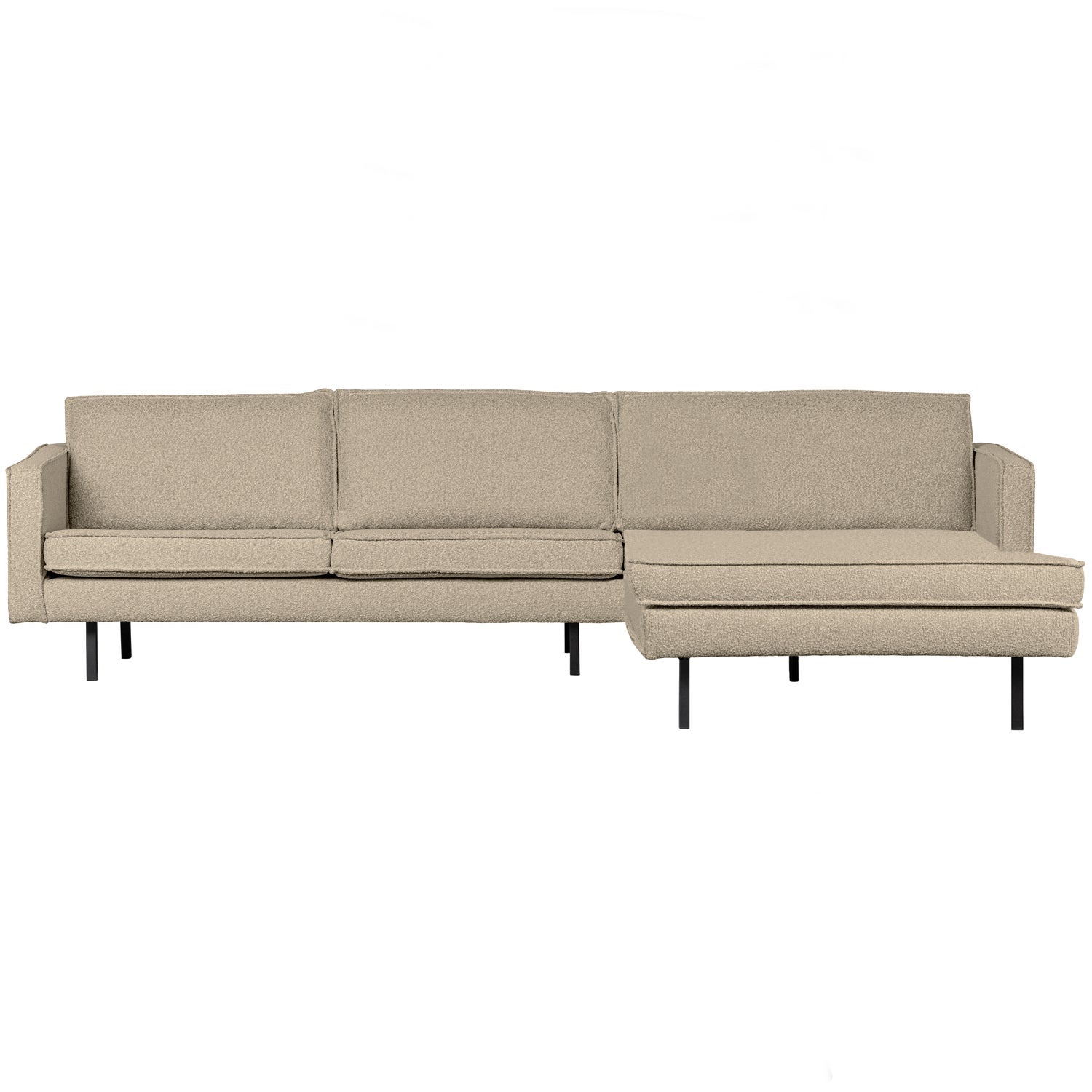 WOOOD canapea colt RODEO | poliester | Bej | 85x300x155 cm