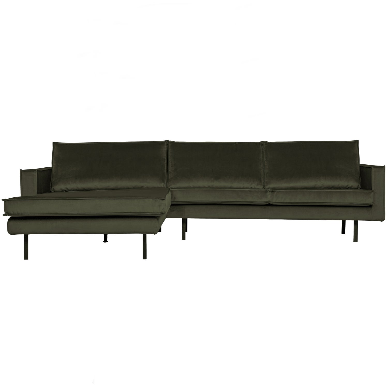 WOOOD canapea colt RODEO CHAISE LONGUE | 100% Pes | Verde | 85x300x155 cm