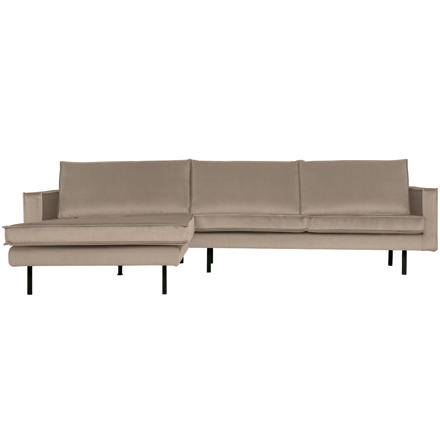 WOOOD canapea colt RODEO | poliester | Khaki | 85x300x155 cm