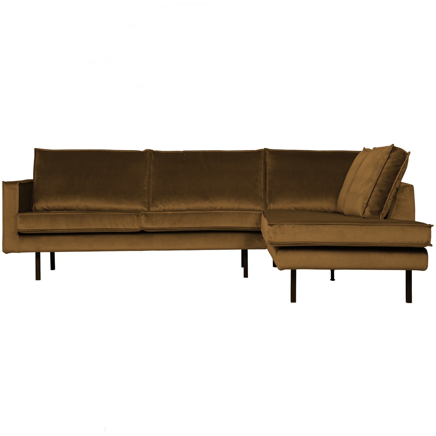 WOOOD canapea colt RODEO | 100% Pes | Galben | 85x266x213 cm