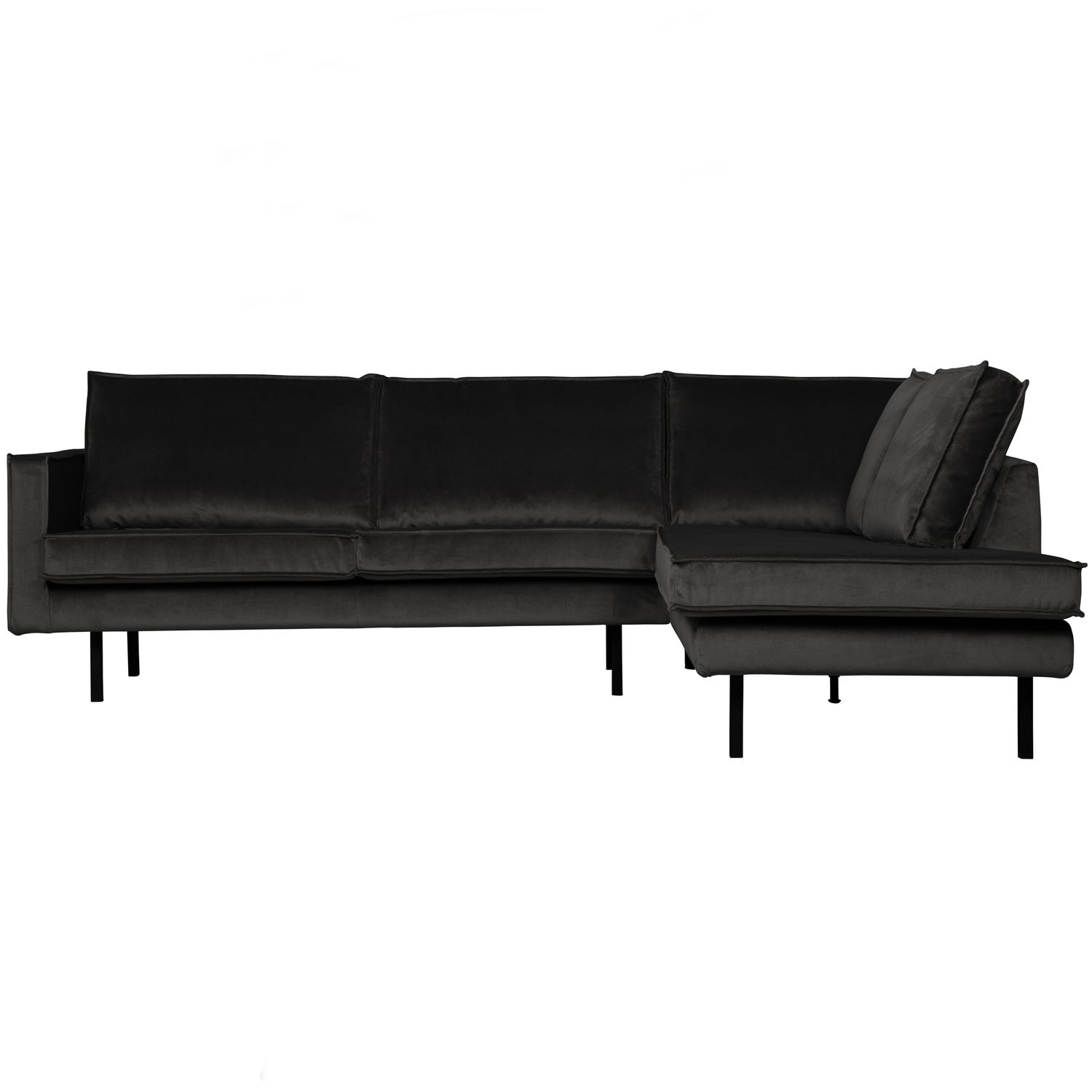 WOOOD canapea colt RODEO | 100% Pes | Antracit | 85x266x213 cm