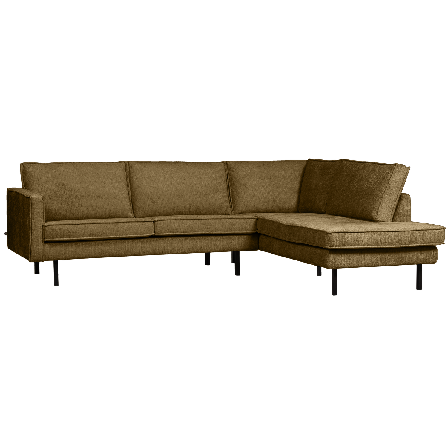 WOOOD canapea colt RODEO | poliester | Brass | 85x266x213 cm