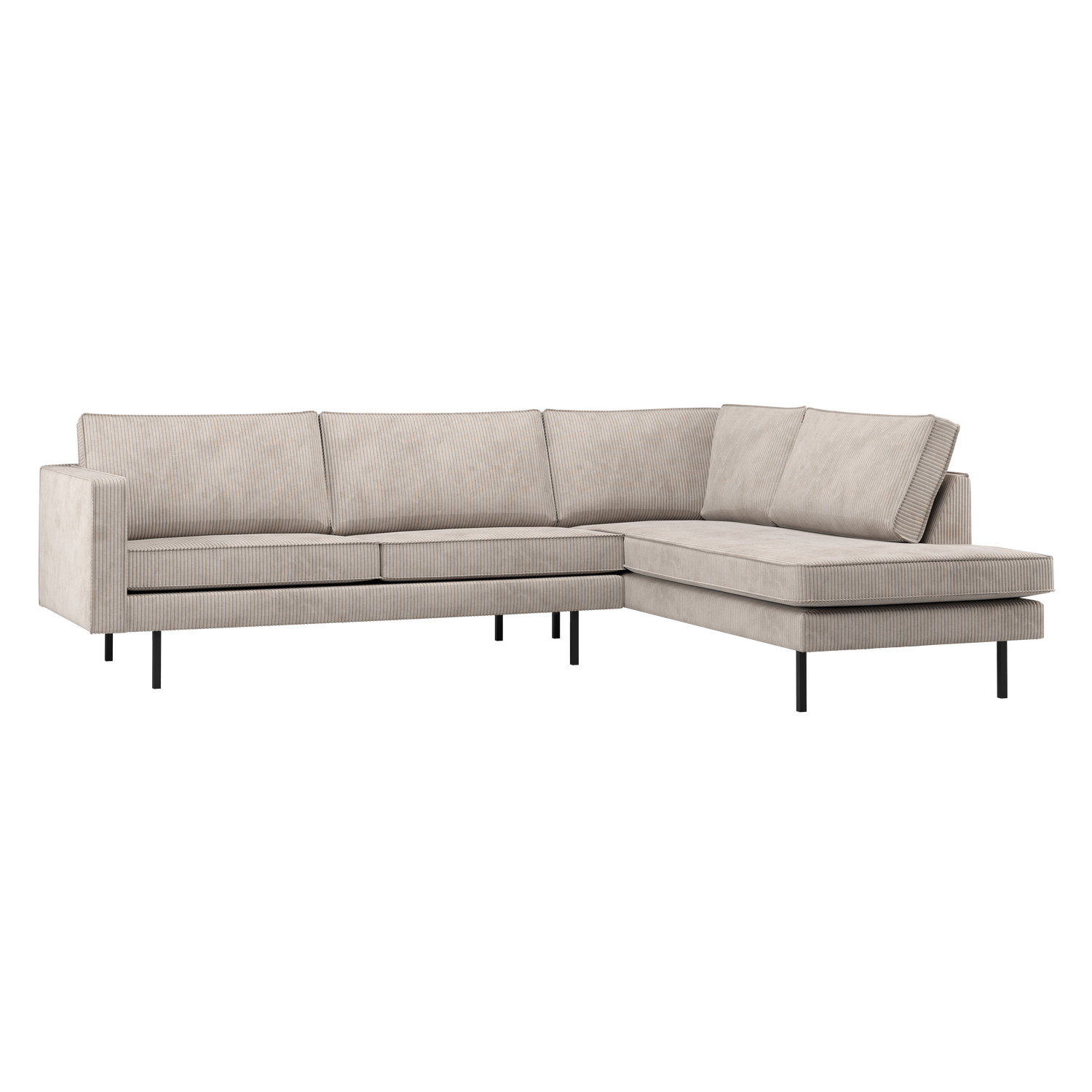 WOOOD canapea colt RODEO | 100% Pes | Ecru | 85x266x213 cm